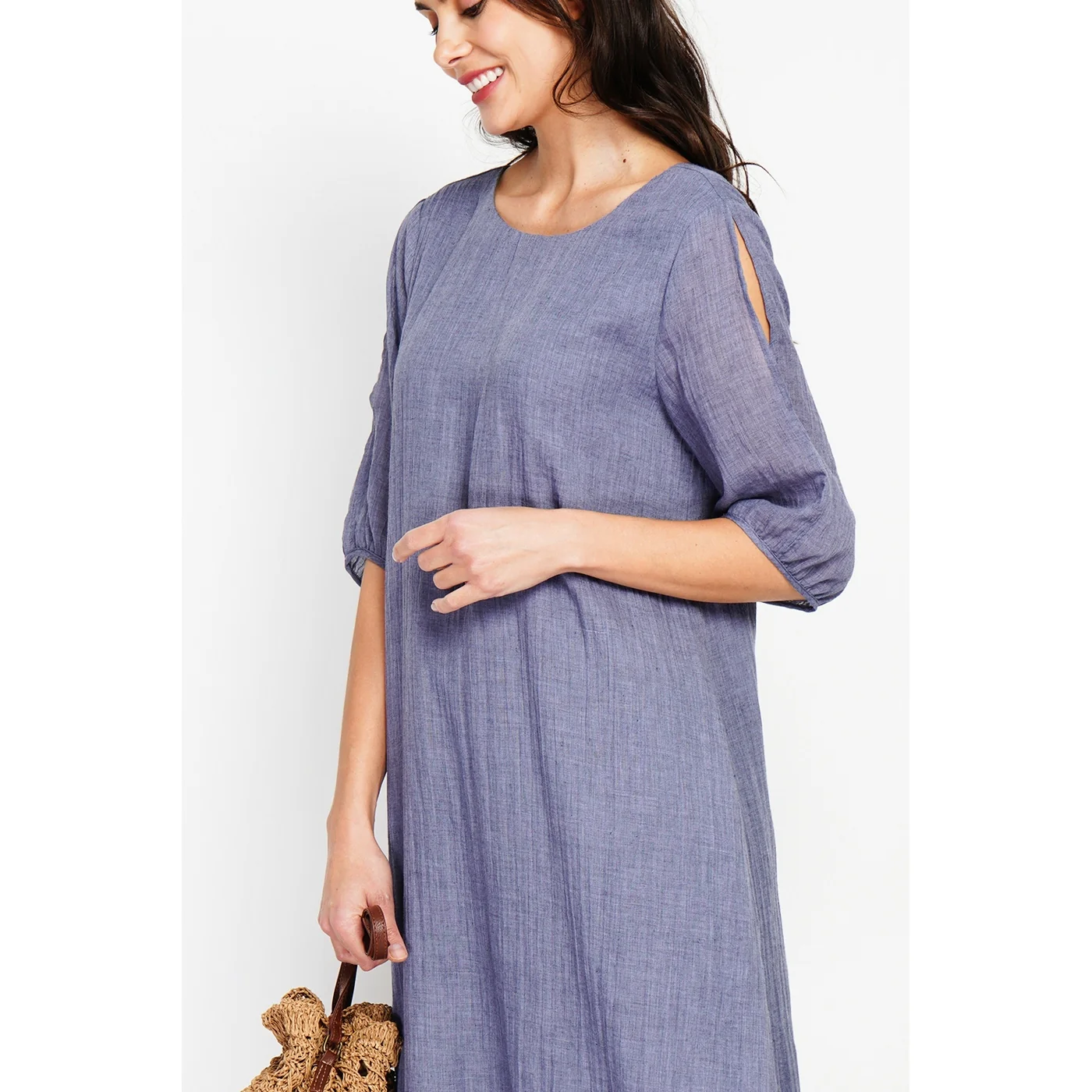 Robe - Bleu Jeans - Image 4