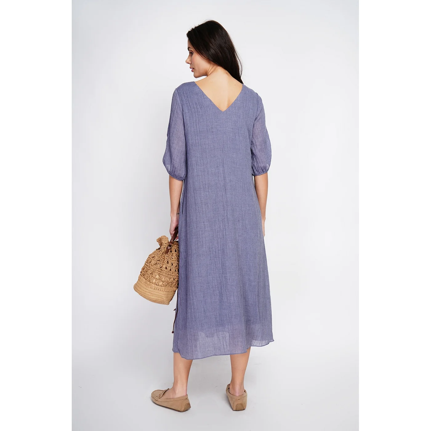 Robe - Bleu Jeans - Image 5
