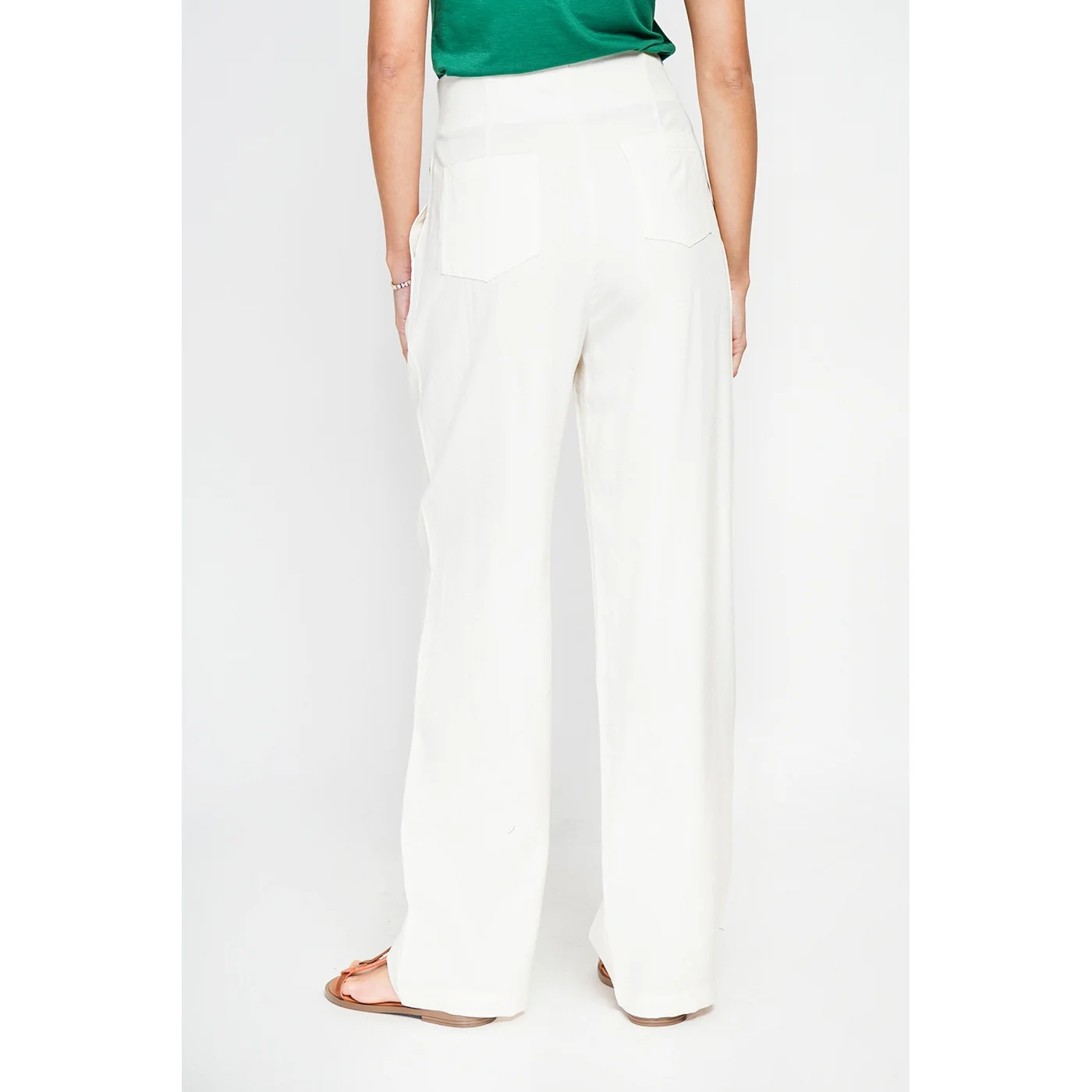Pantalon - Blanc Casse - Image 4