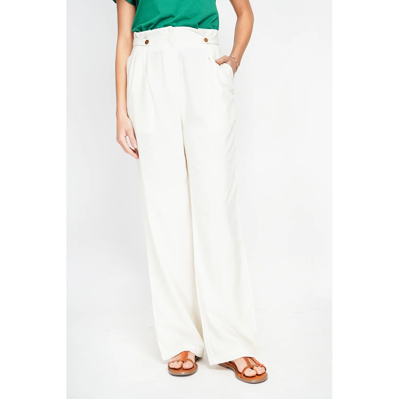 Pantalon - Blanc Casse - Image 5