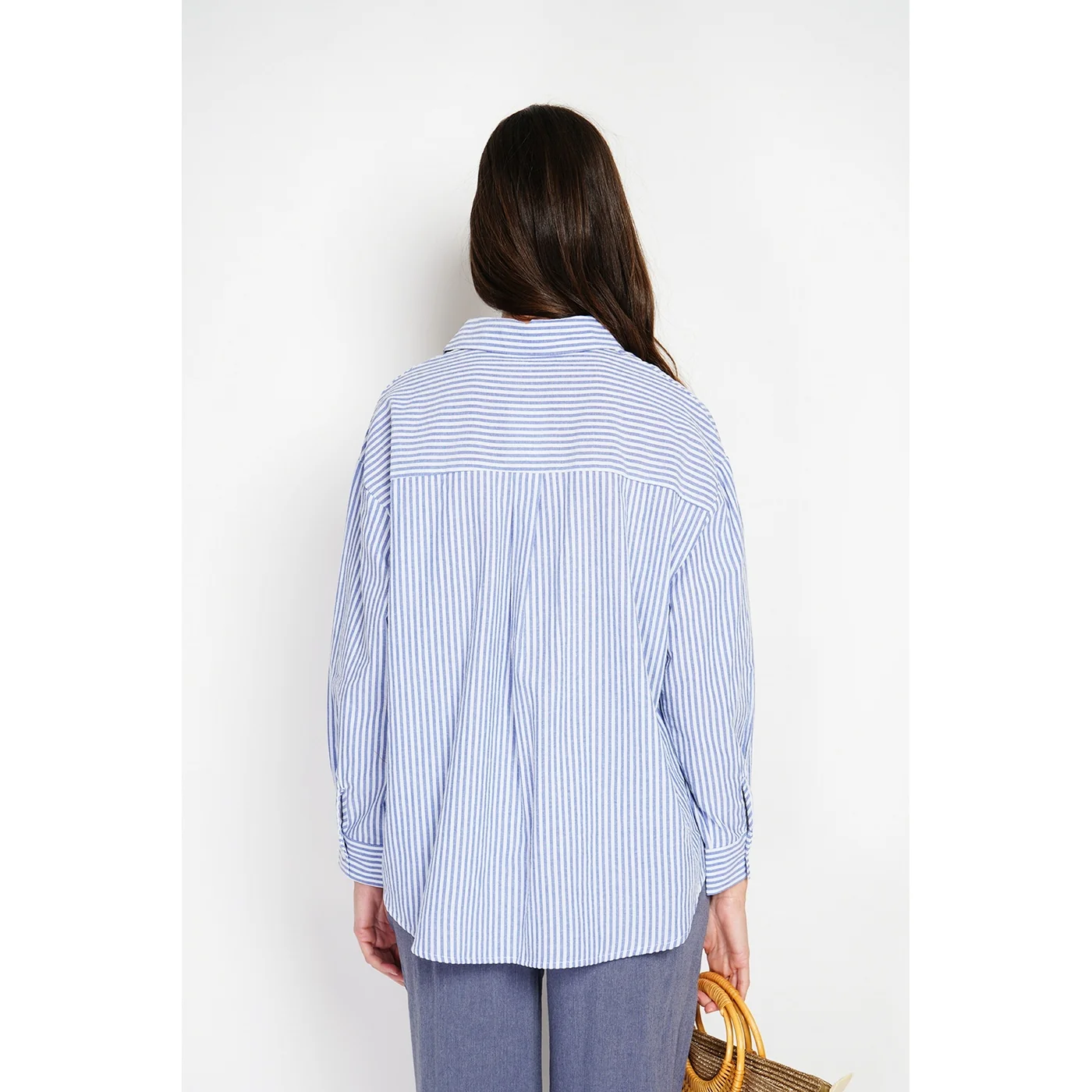 Chemise - Bleu Jeans - Image 4