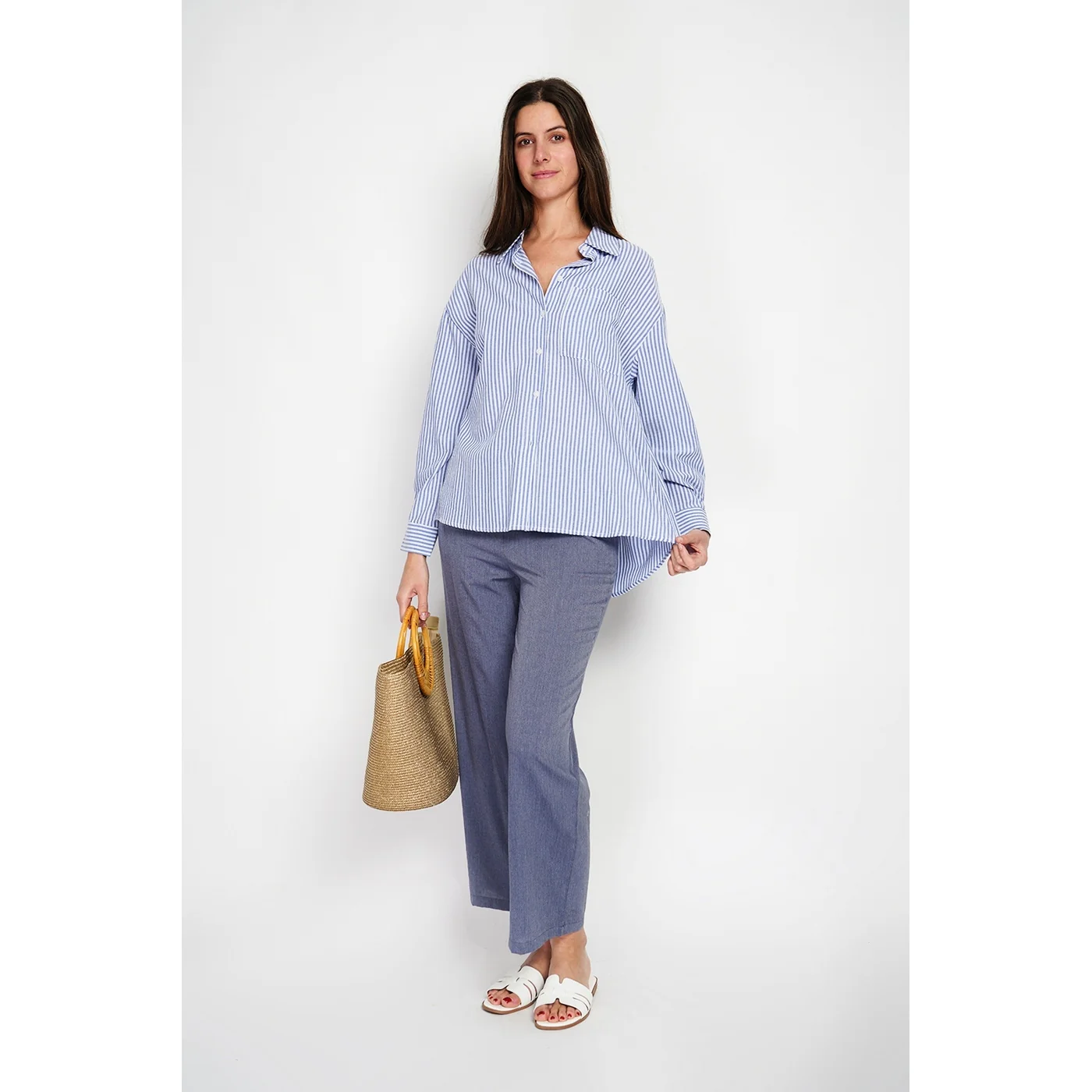 Chemise - Bleu Jeans - Image 5