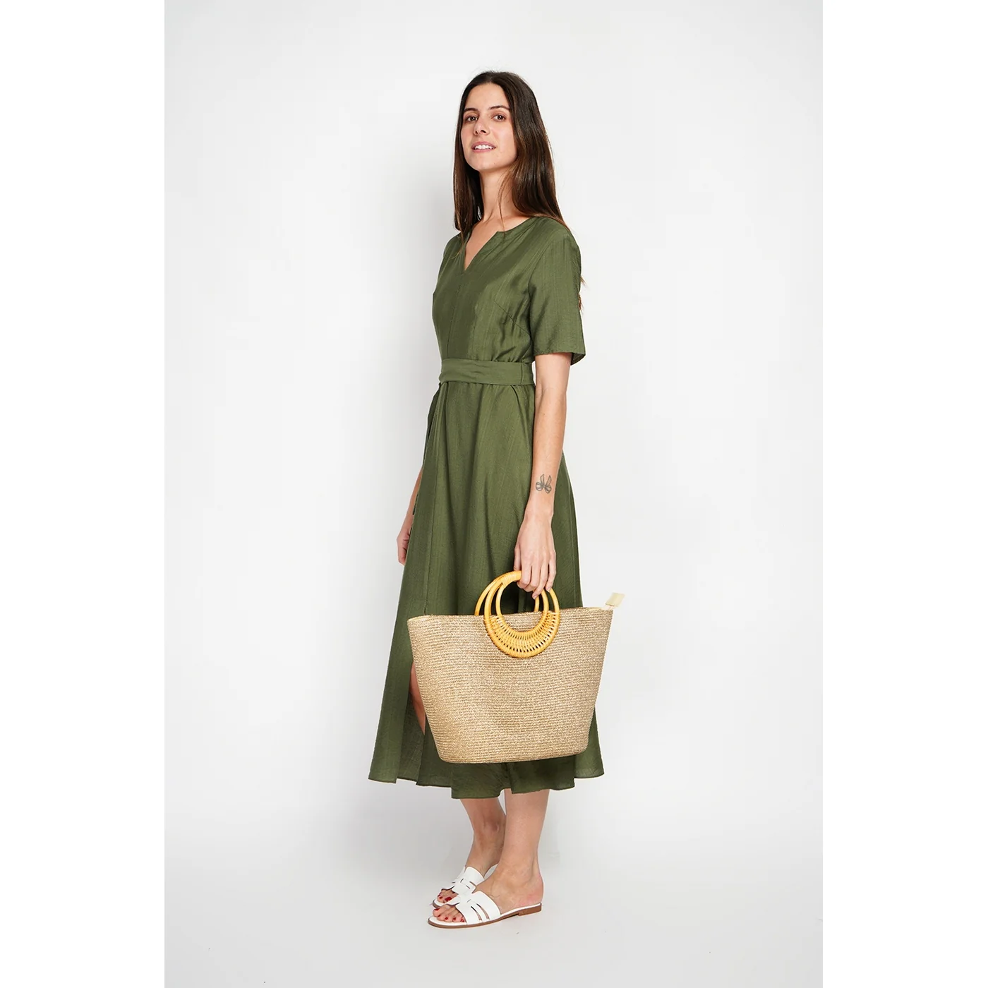 Robe - Kaki - Image 4