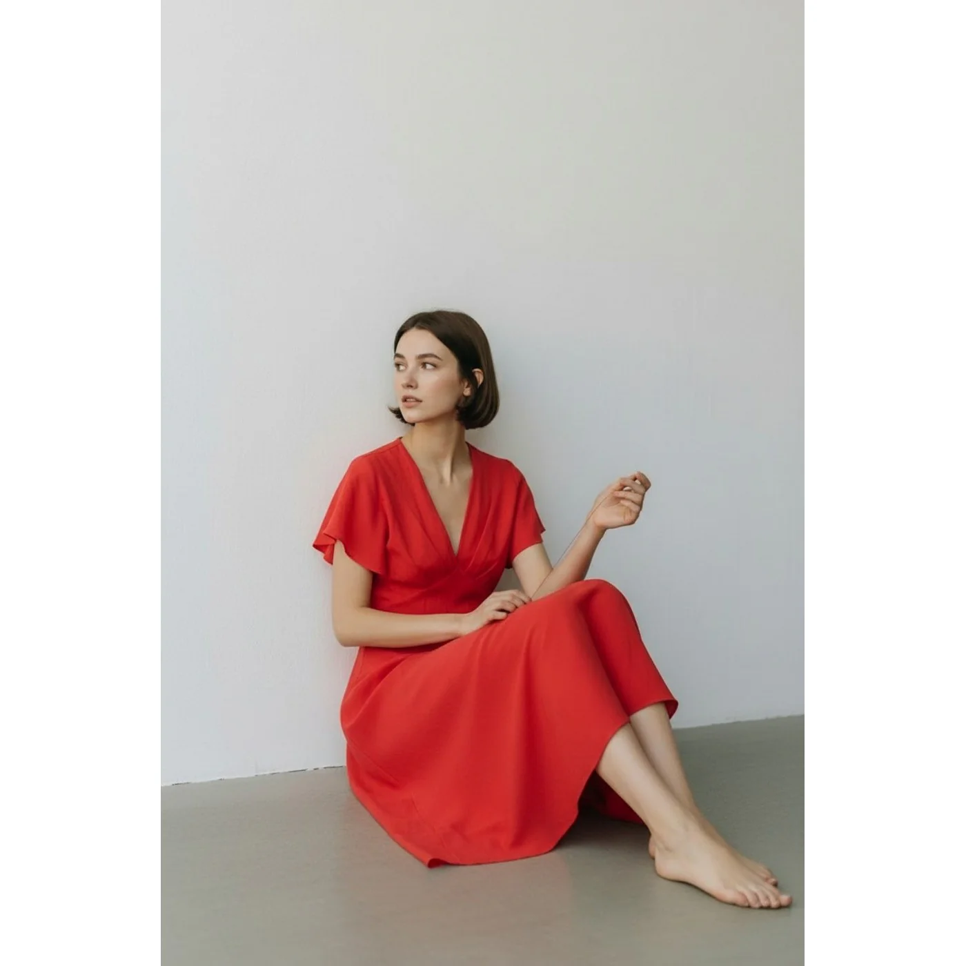 Robe - Rouge - Image 3