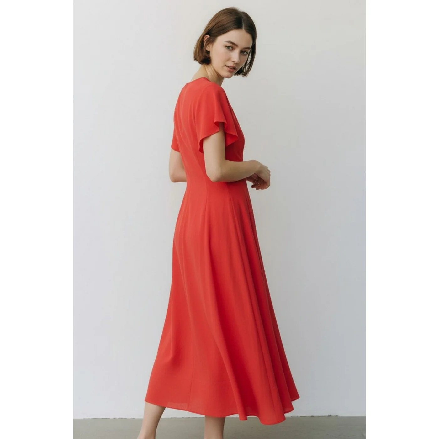 Robe - Rouge - Image 4