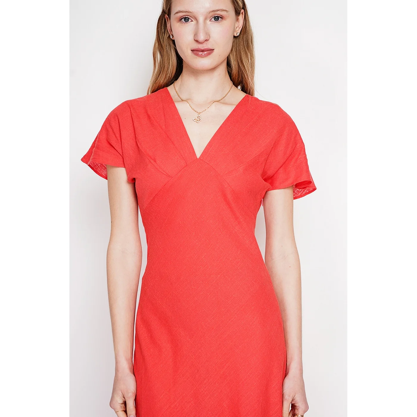 Robe - Rouge - Image 8