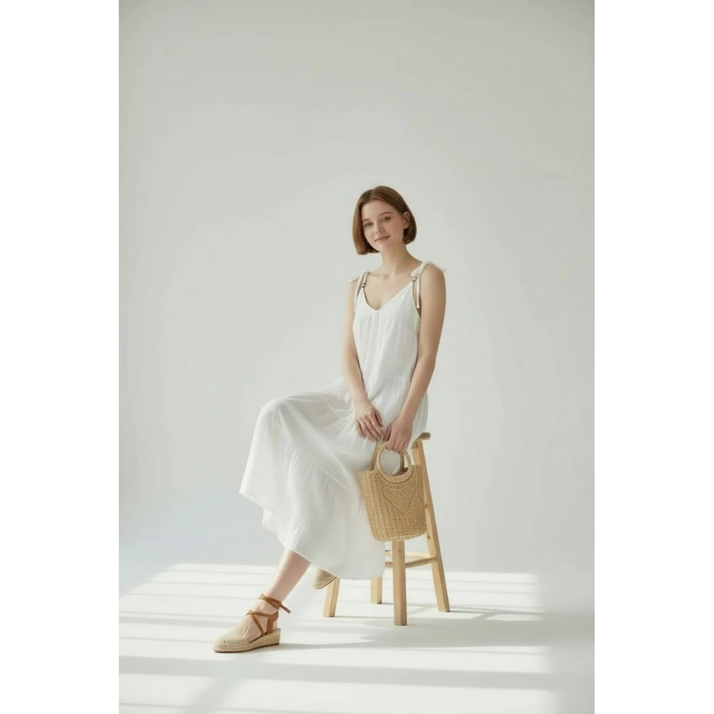 Robe - Blanc - Image 3