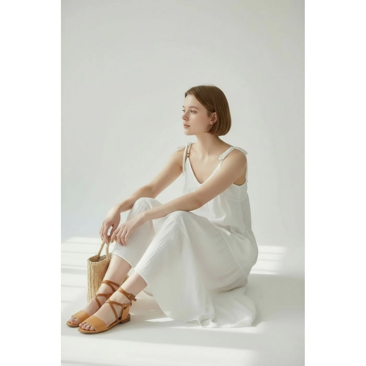 Robe - Blanc - Image 4
