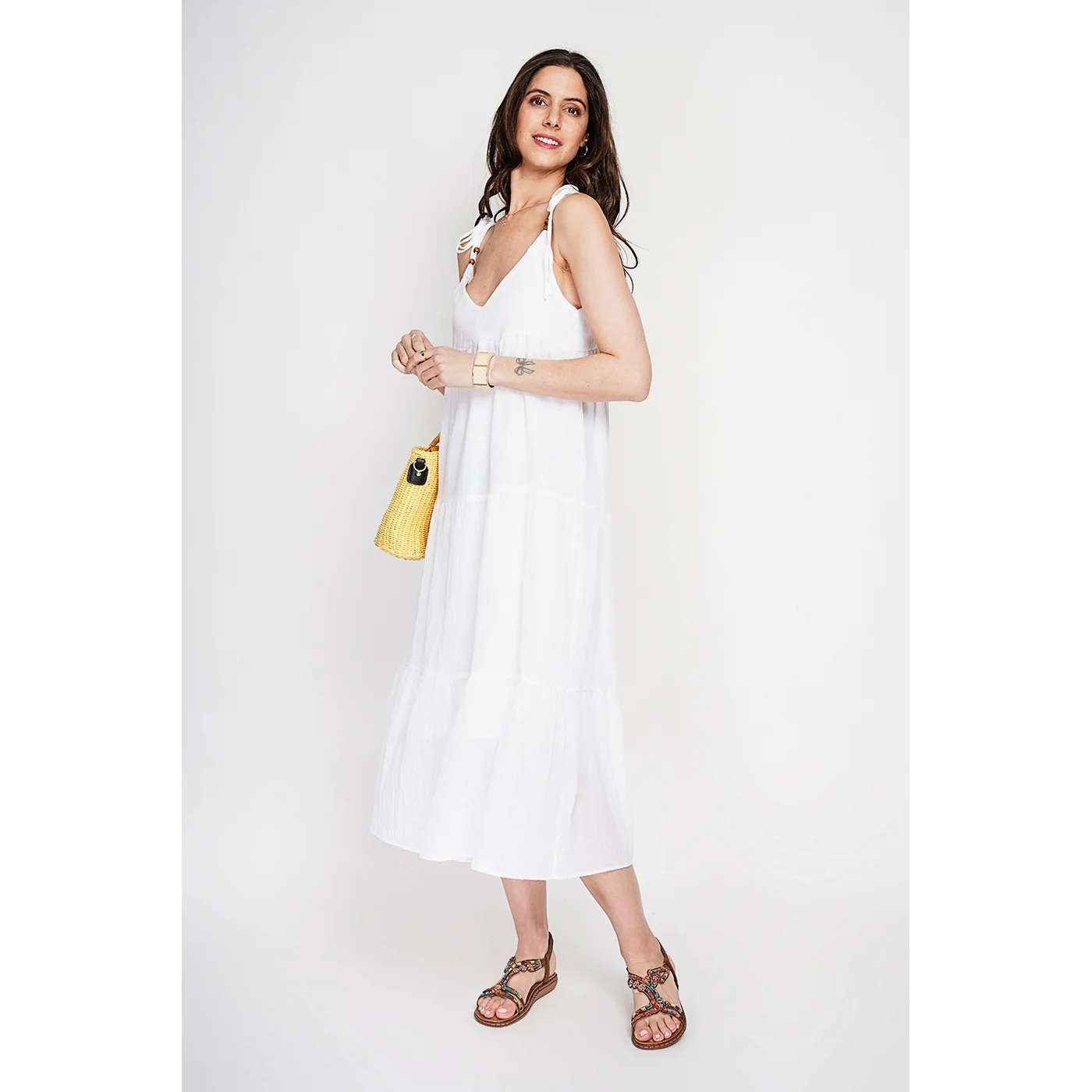 Robe - Blanc - Image 7
