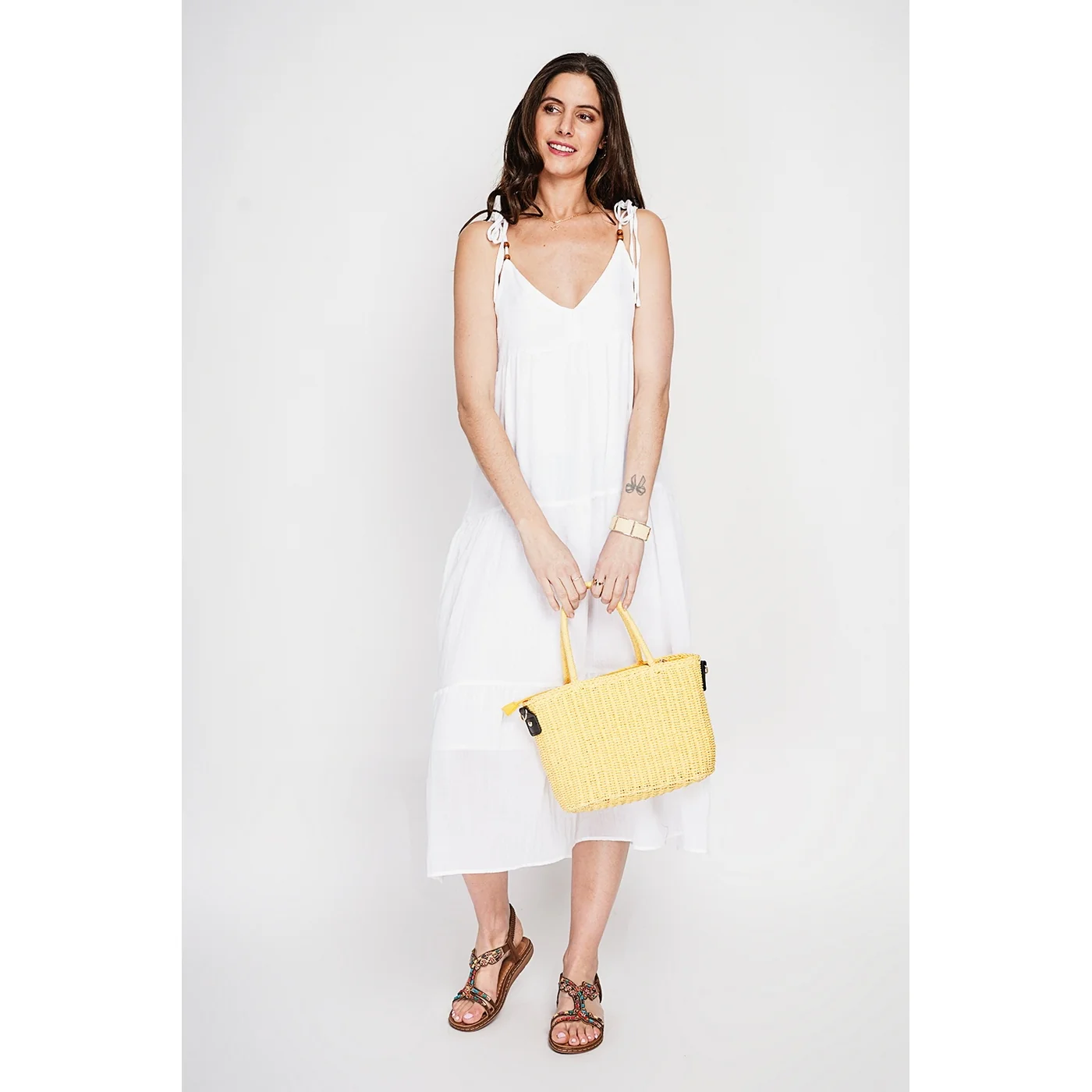 Robe - Blanc - Image 8