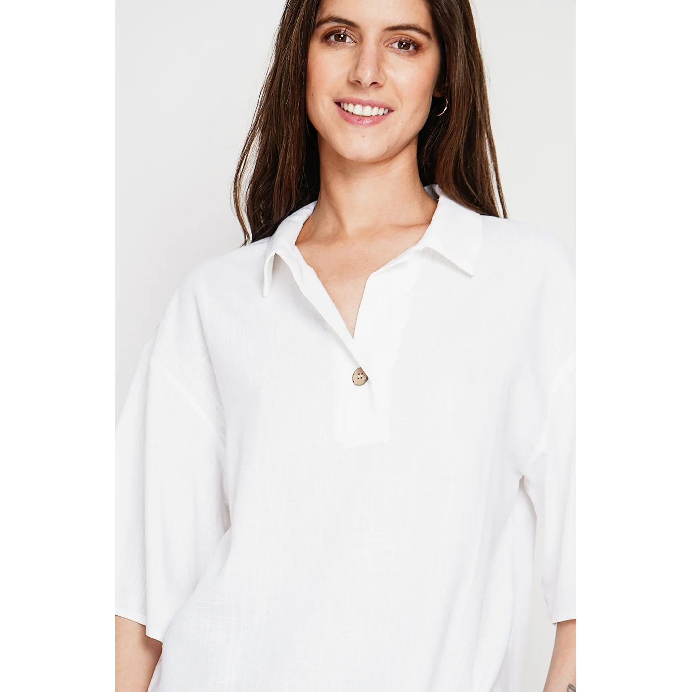 Blouse - Blanc - Image 5