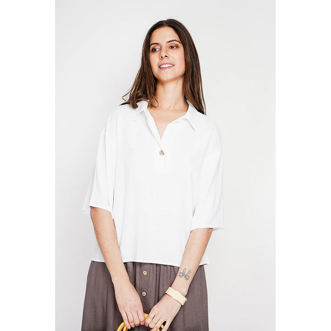 Blouse - Blanc - Image 6