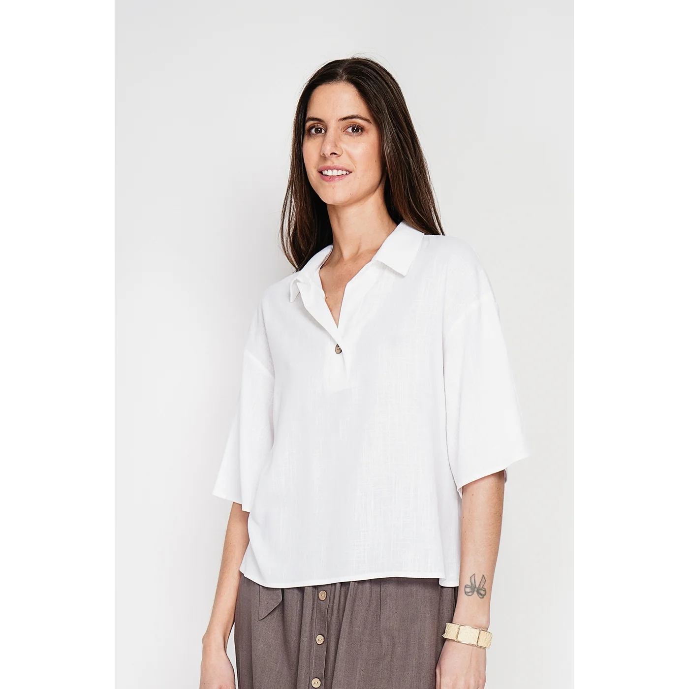 Blouse - Blanc - Image 7