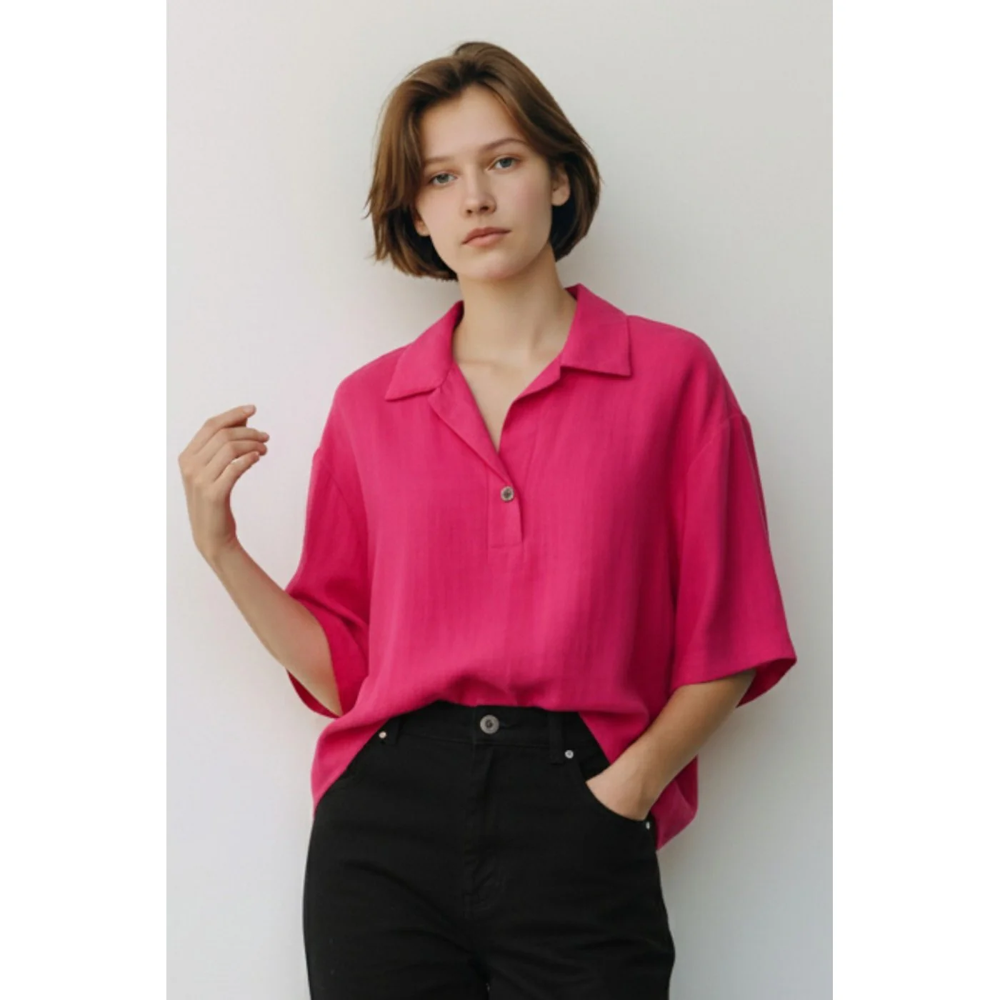 Blouse - Fushia - Image 2