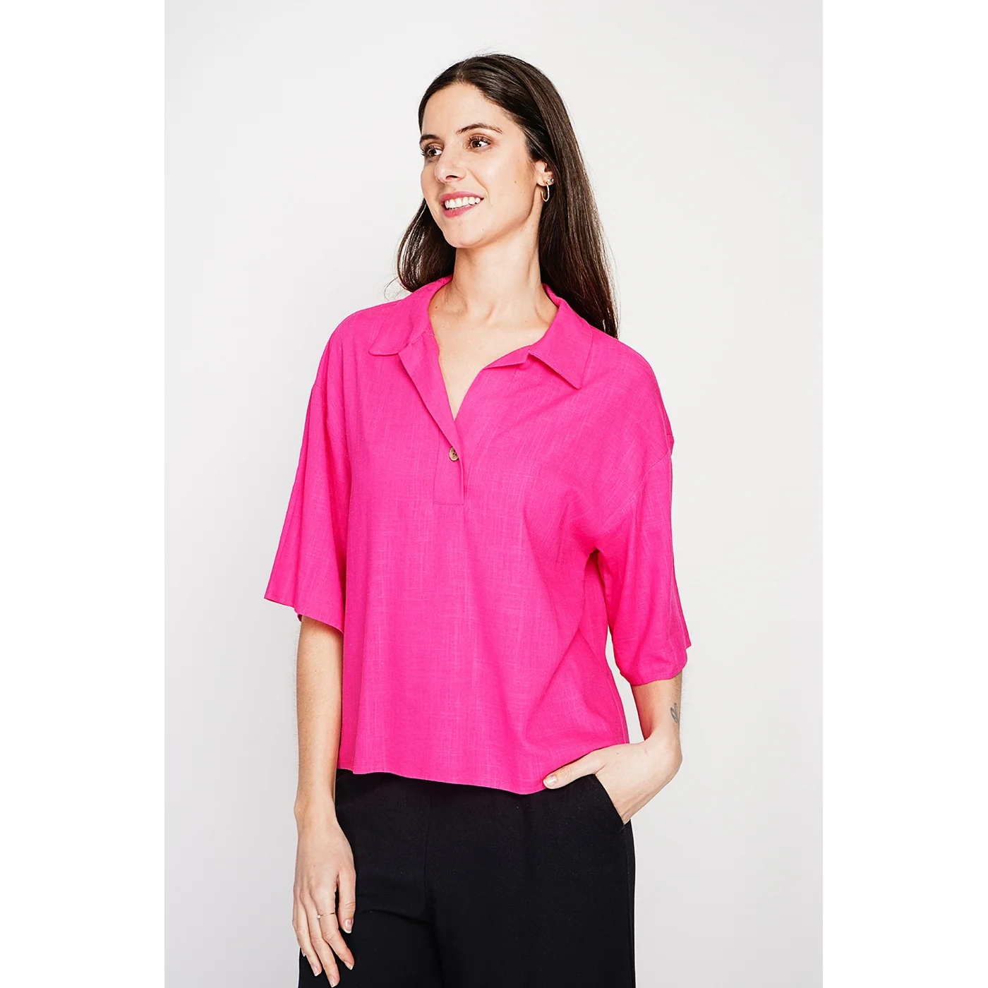 Blouse - Fushia - Image 9