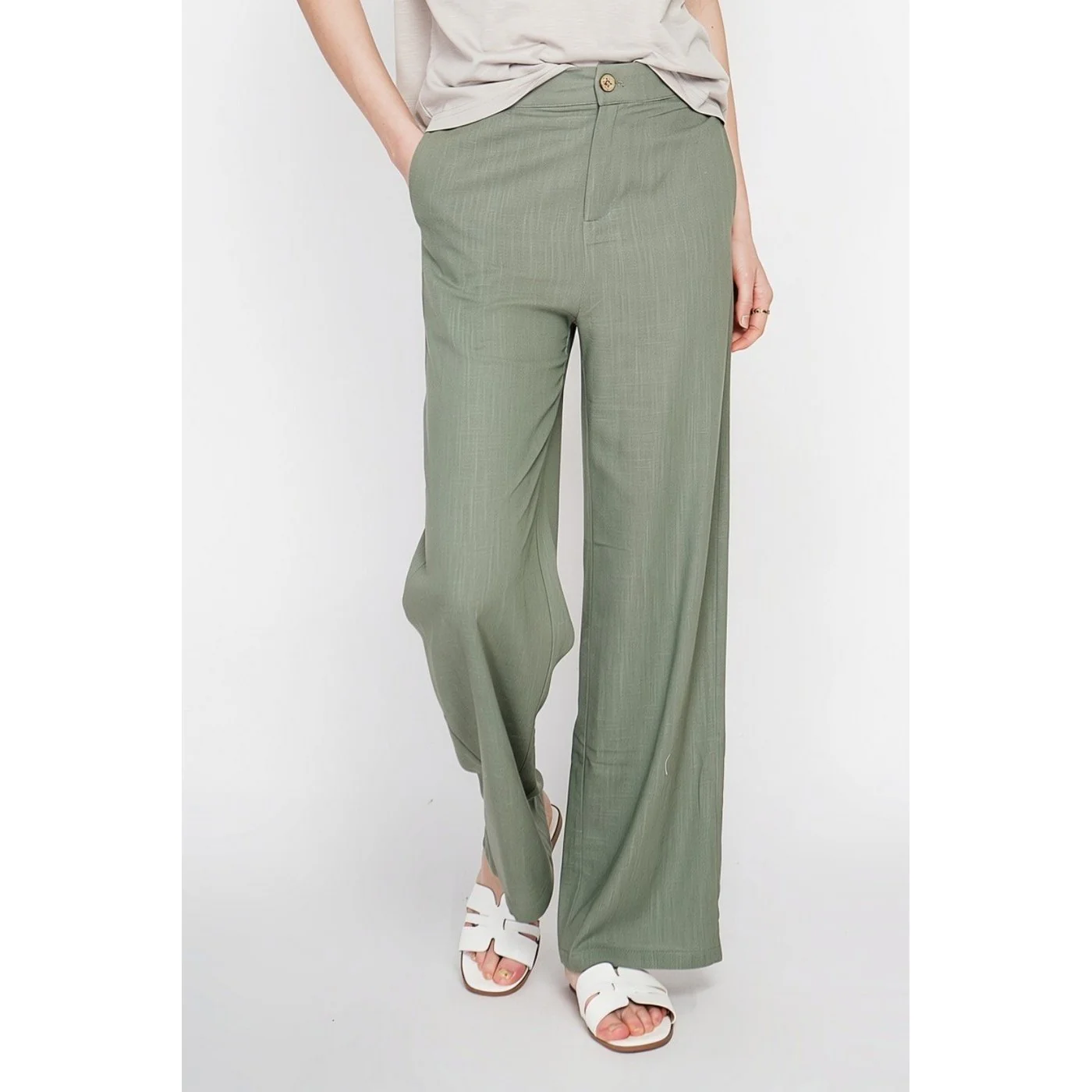 Pantalon - Kaki Claire - Image 2