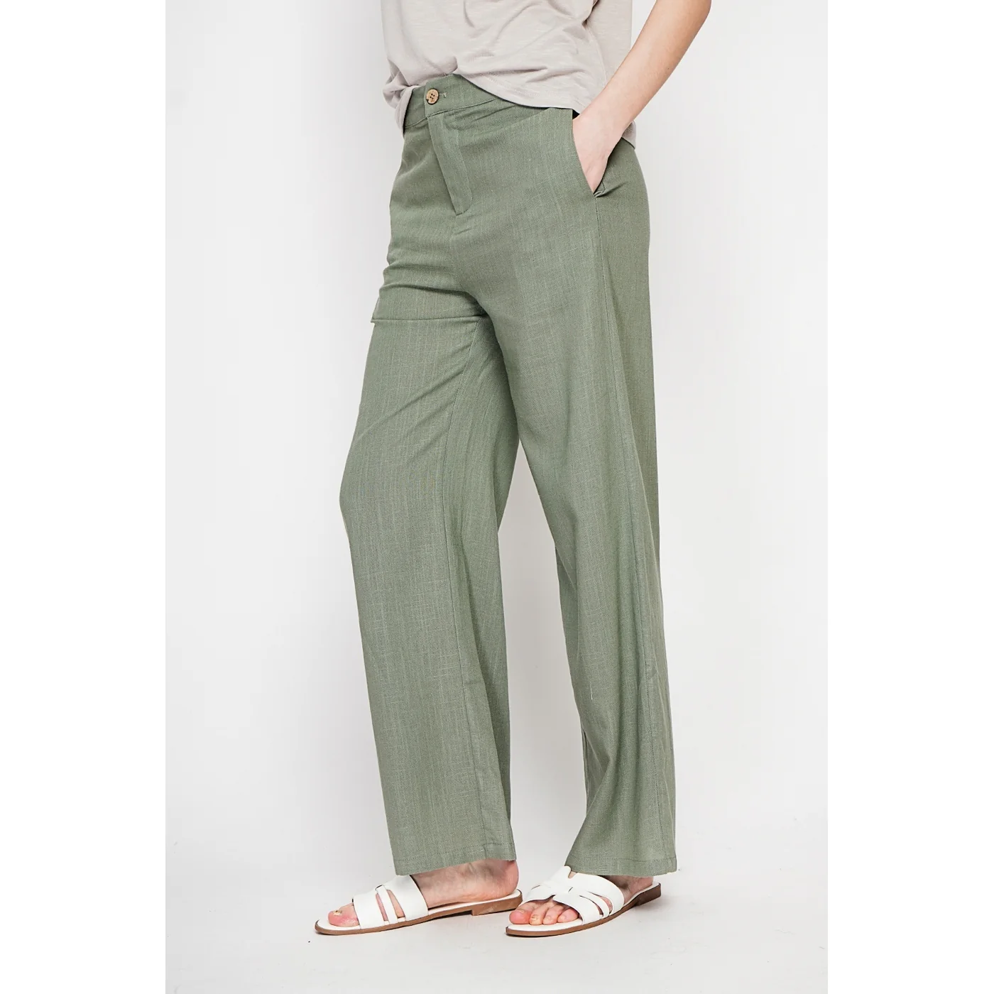 Pantalon - Kaki Claire - Image 3
