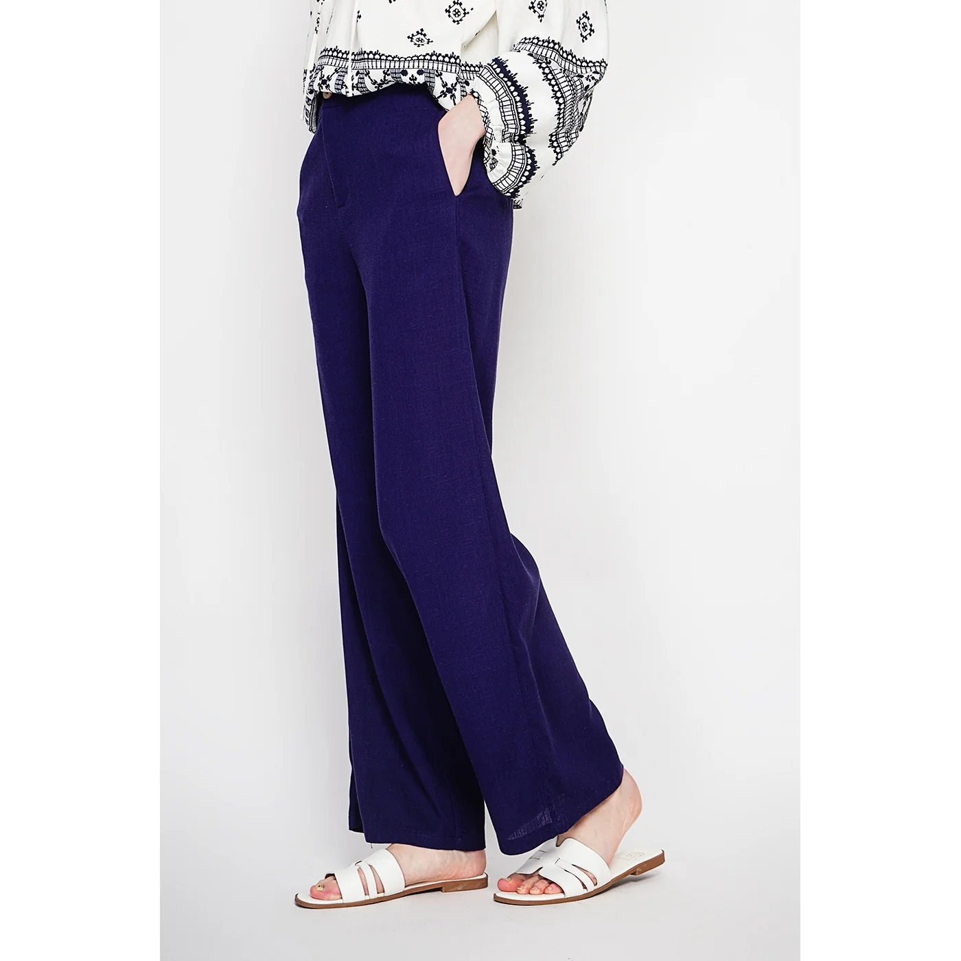 Pantalon - Marine - Image 3
