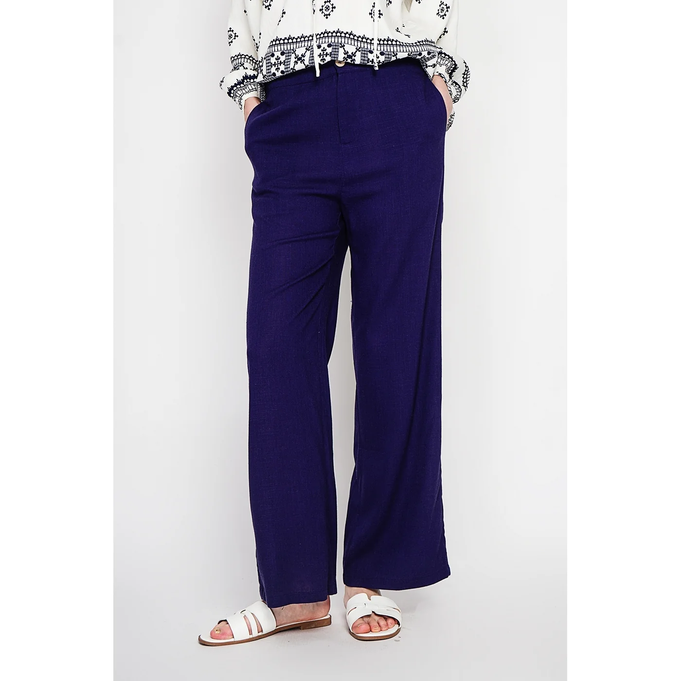 Pantalon - Marine - Image 5