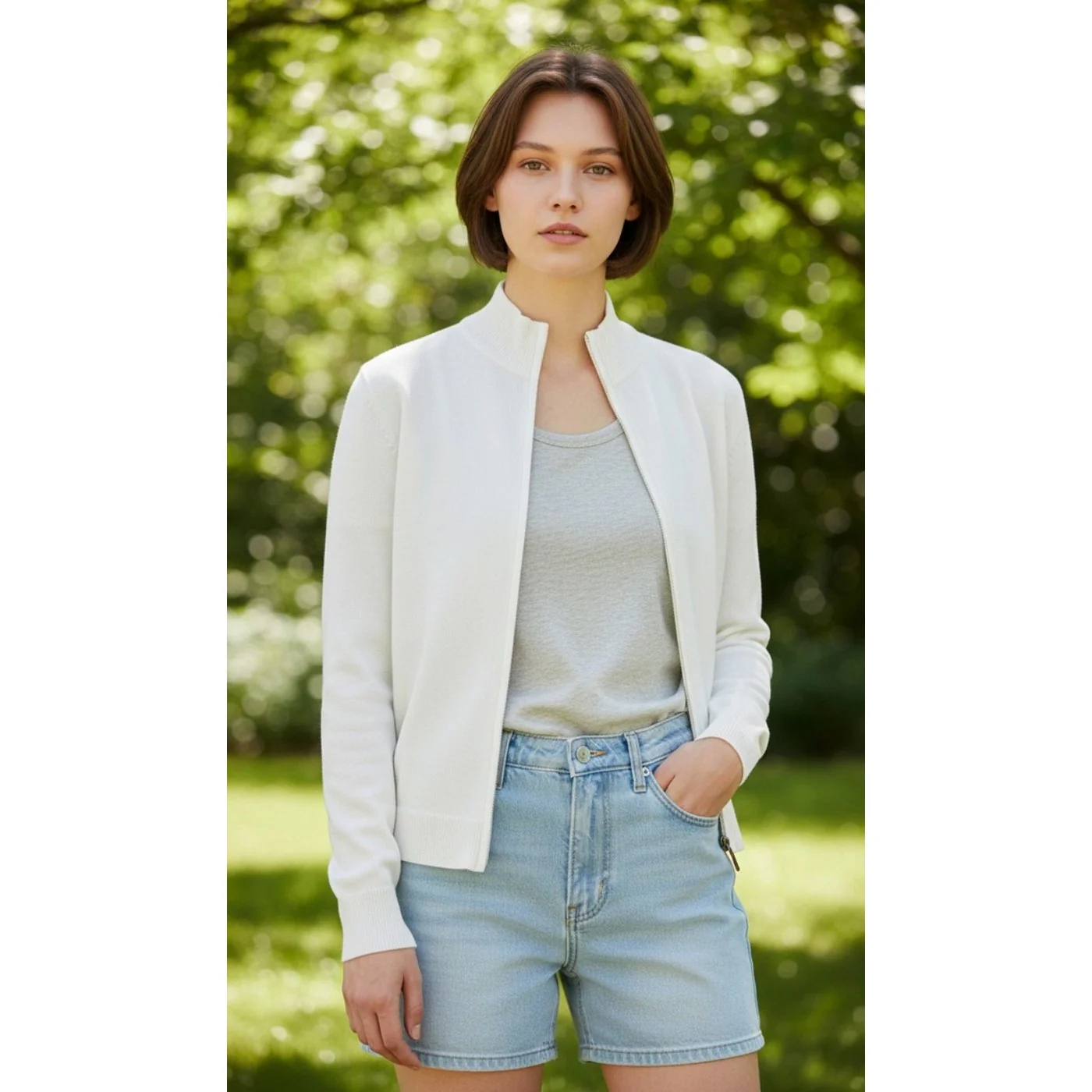Gilet - Blanc - Image 4