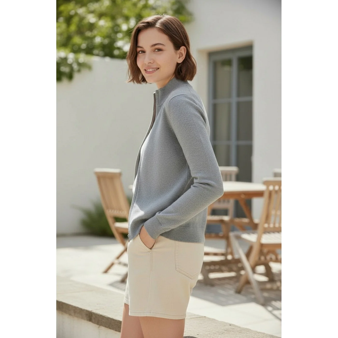Gilet - Gris Chine - Image 3