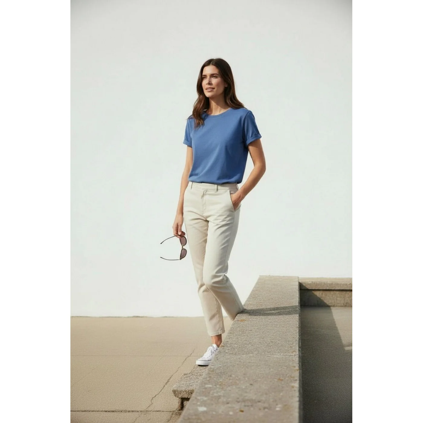 T-Shirt - Bleu Jeans - Image 2