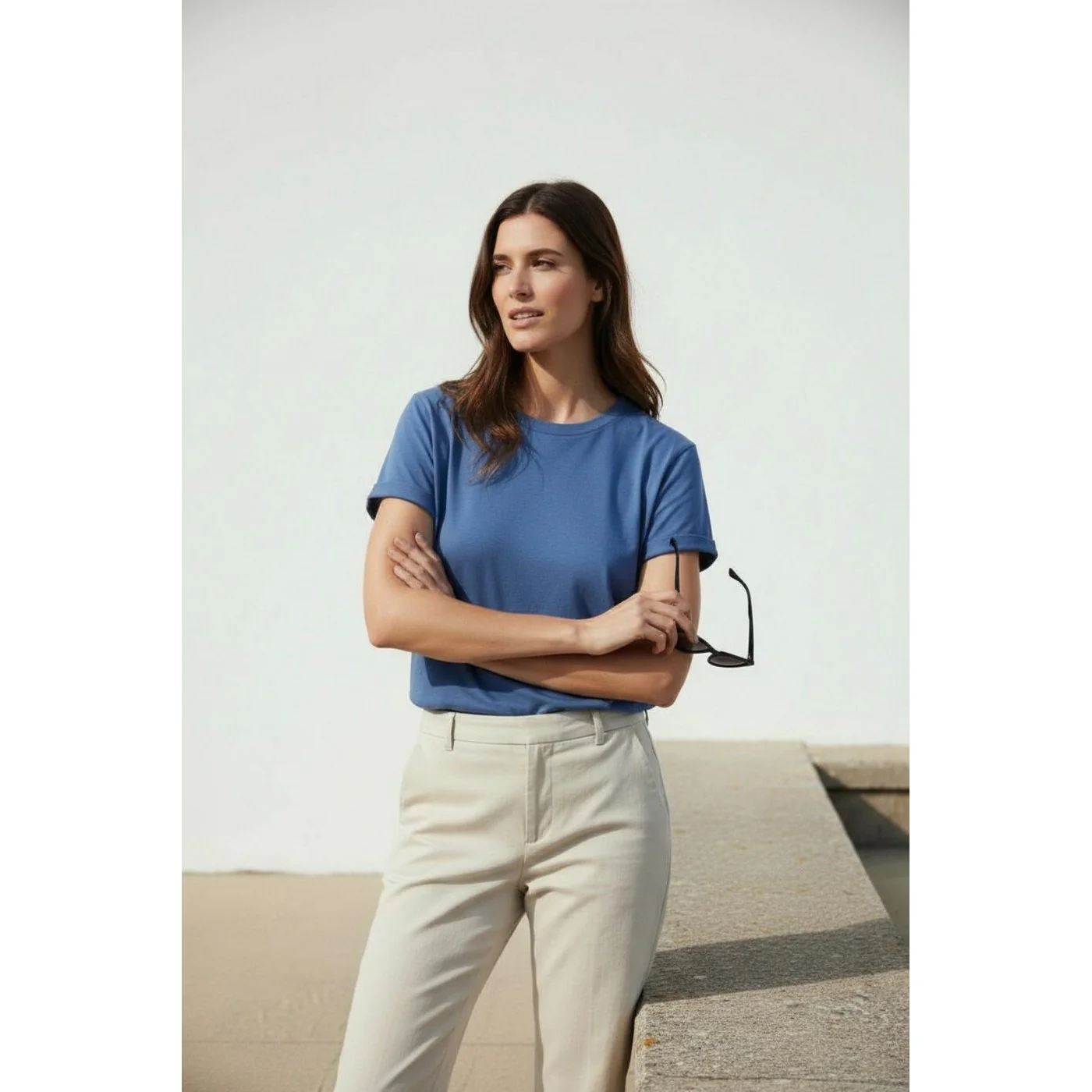 T-Shirt - Bleu Jeans - Image 3