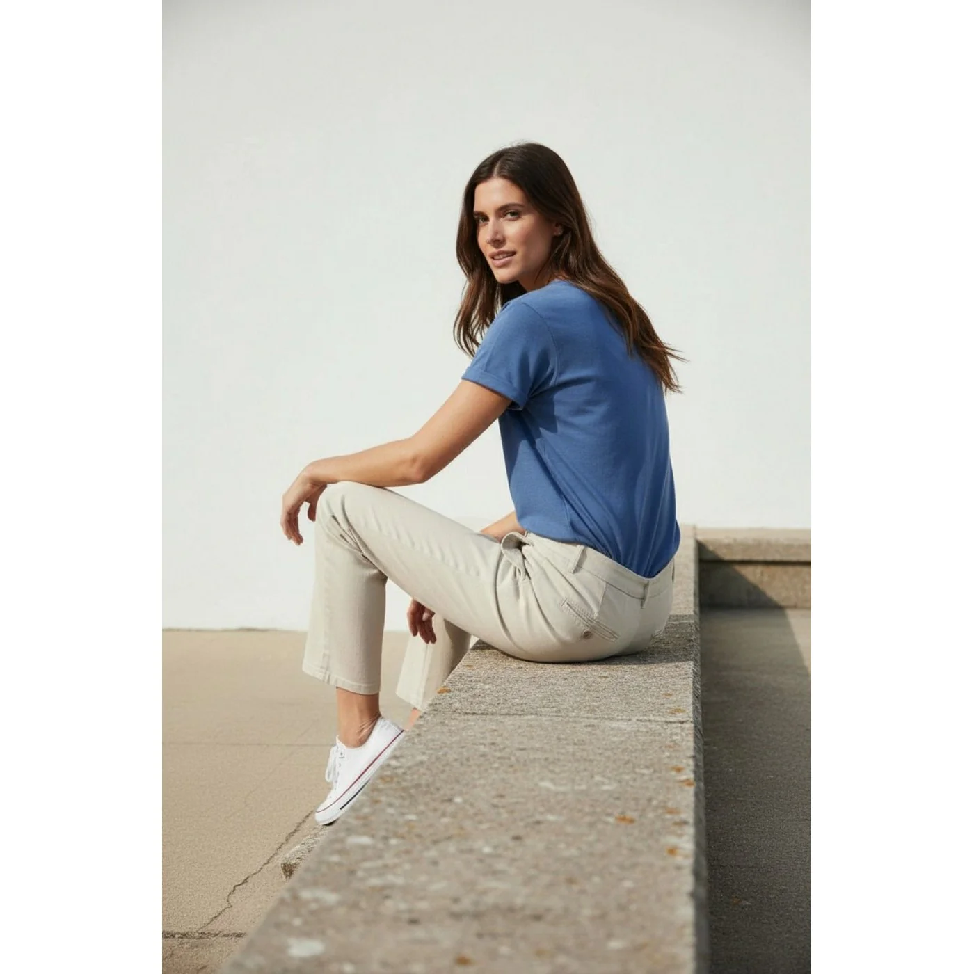 T-Shirt - Bleu Jeans - Image 4