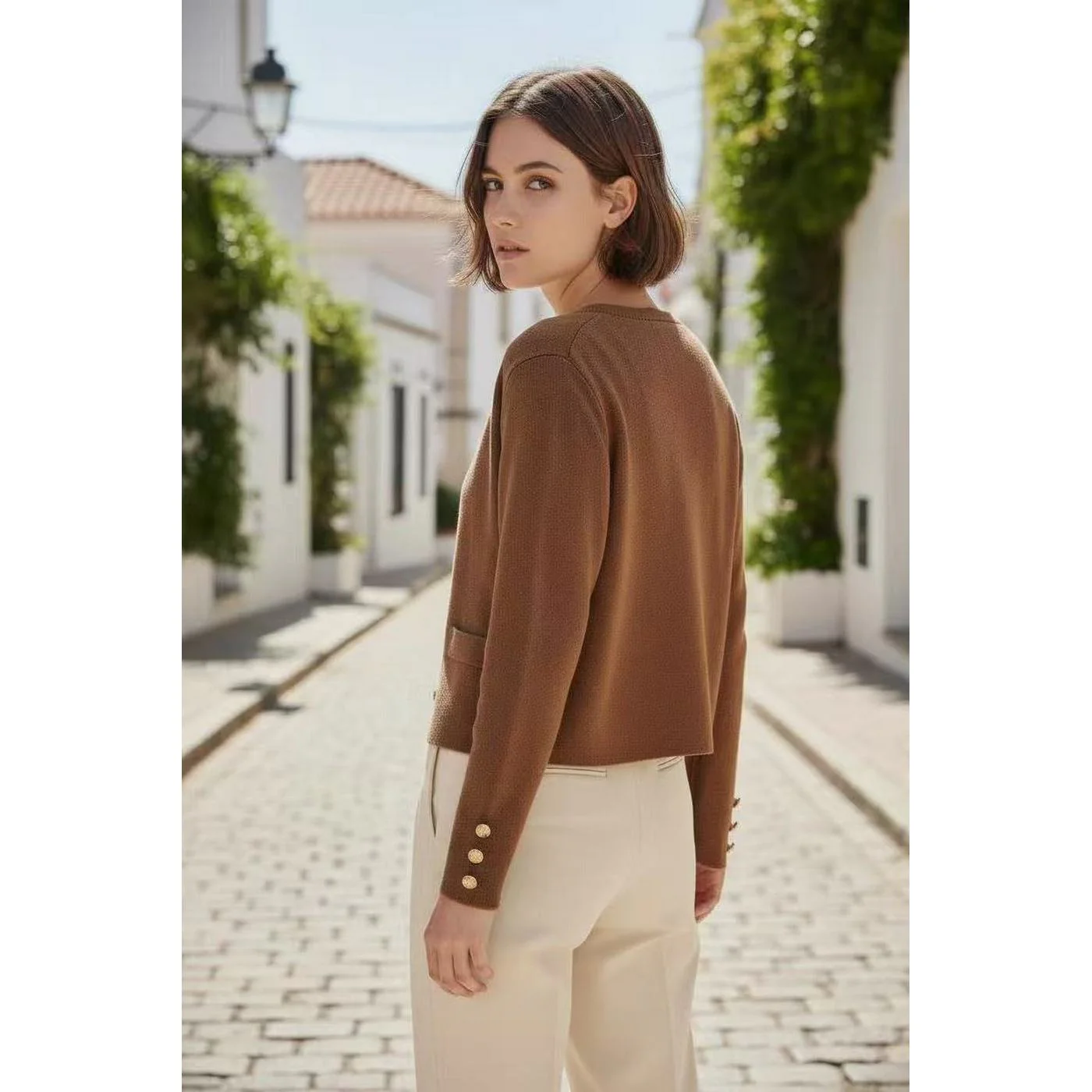 Veste - Marron - Image 2