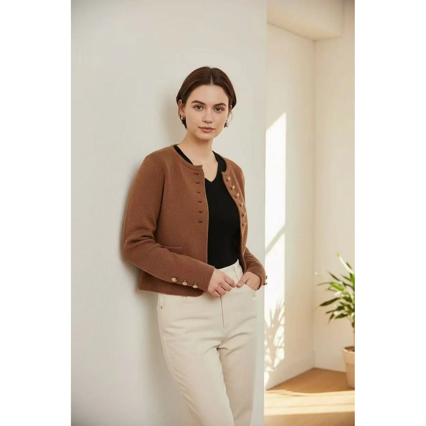 Veste - Marron - Image 3
