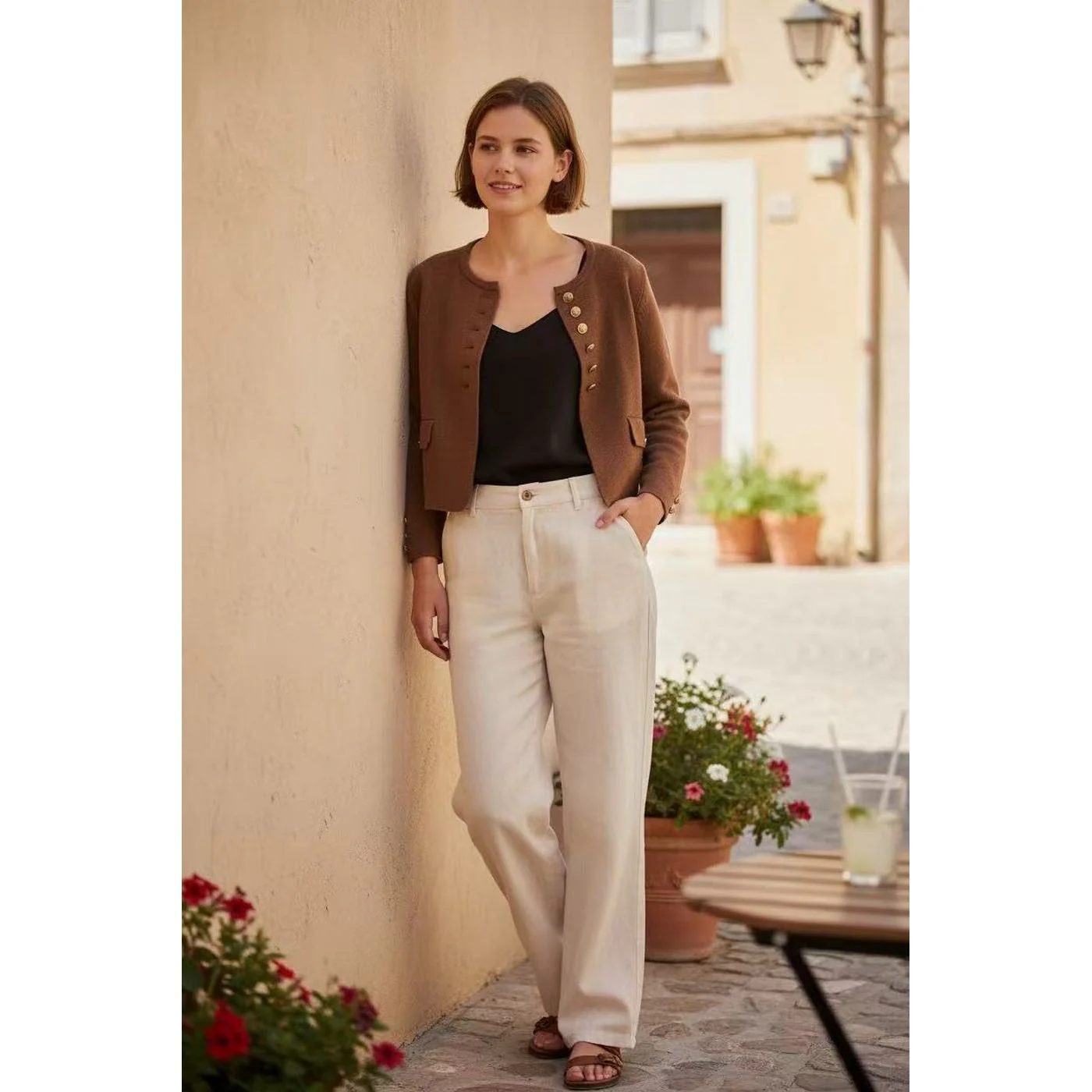 Veste - Marron - Image 4
