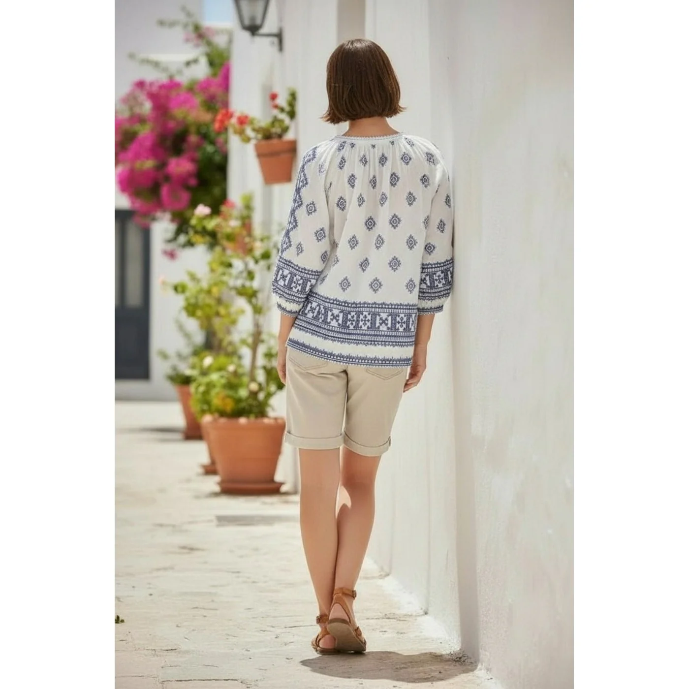 Blouse - Blanc - Image 3