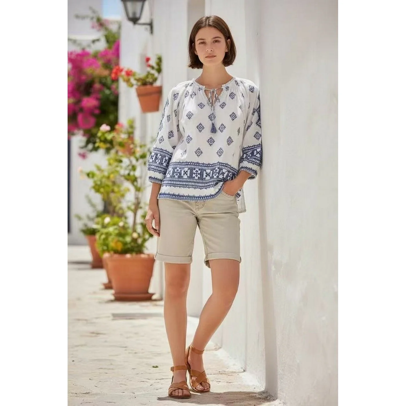 Blouse - Blanc - Image 4