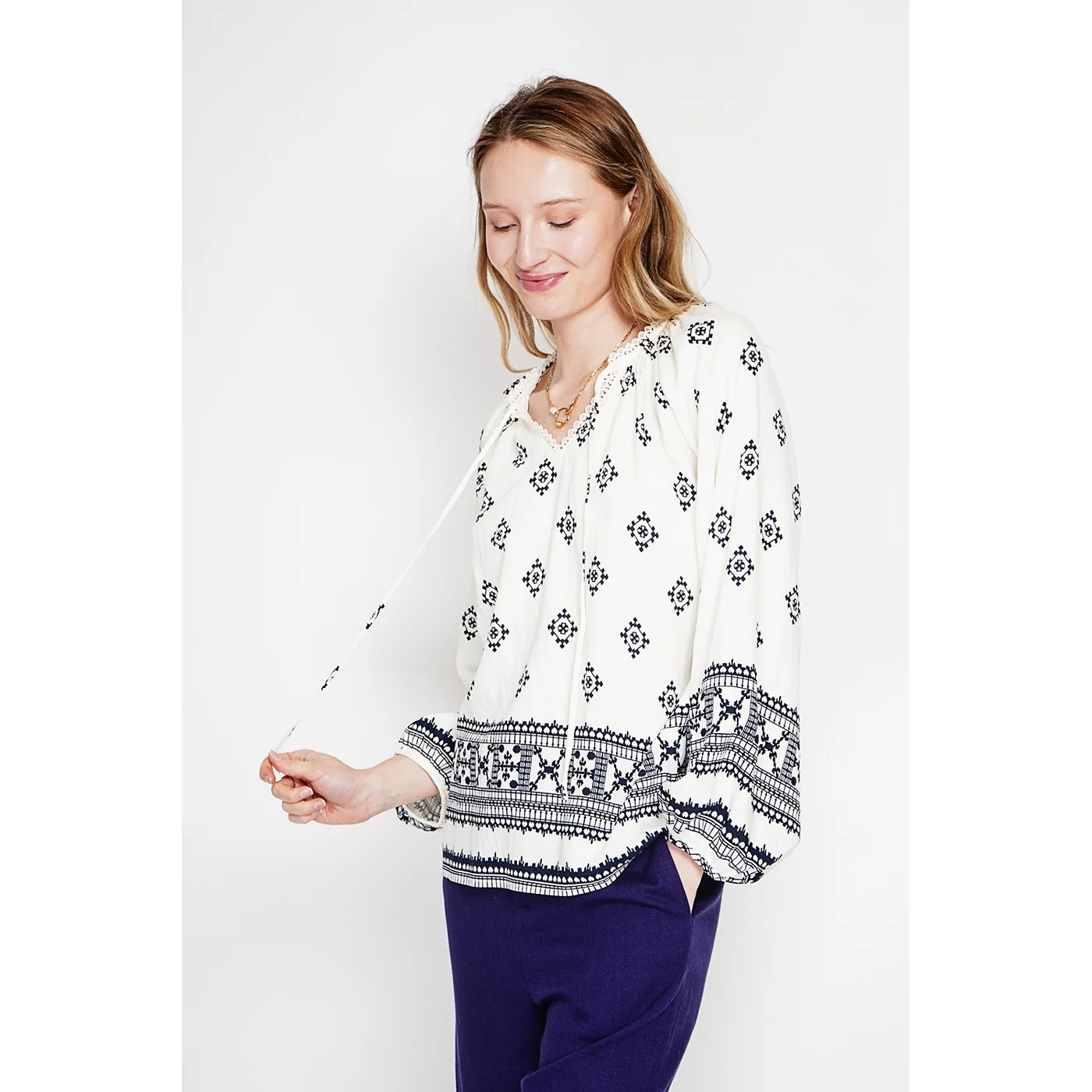 Blouse - Blanc - Image 6