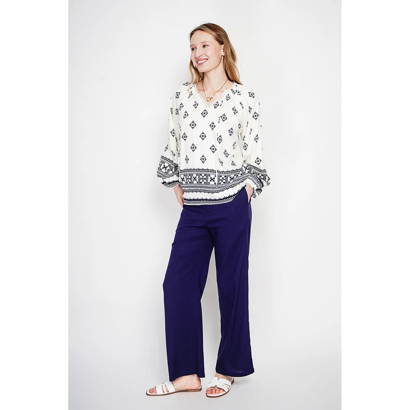 Blouse - Blanc - Image 7