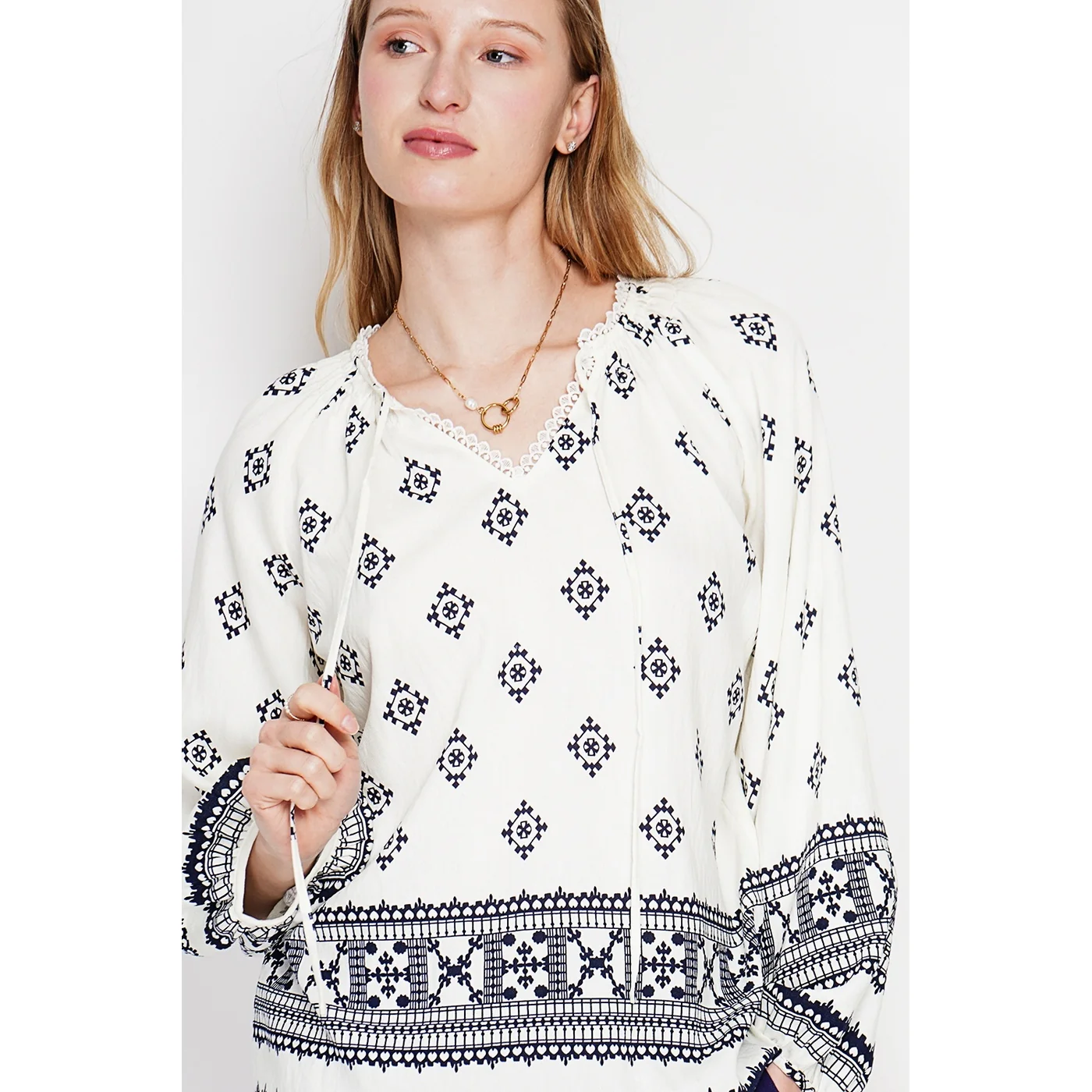 Blouse - Blanc - Image 9