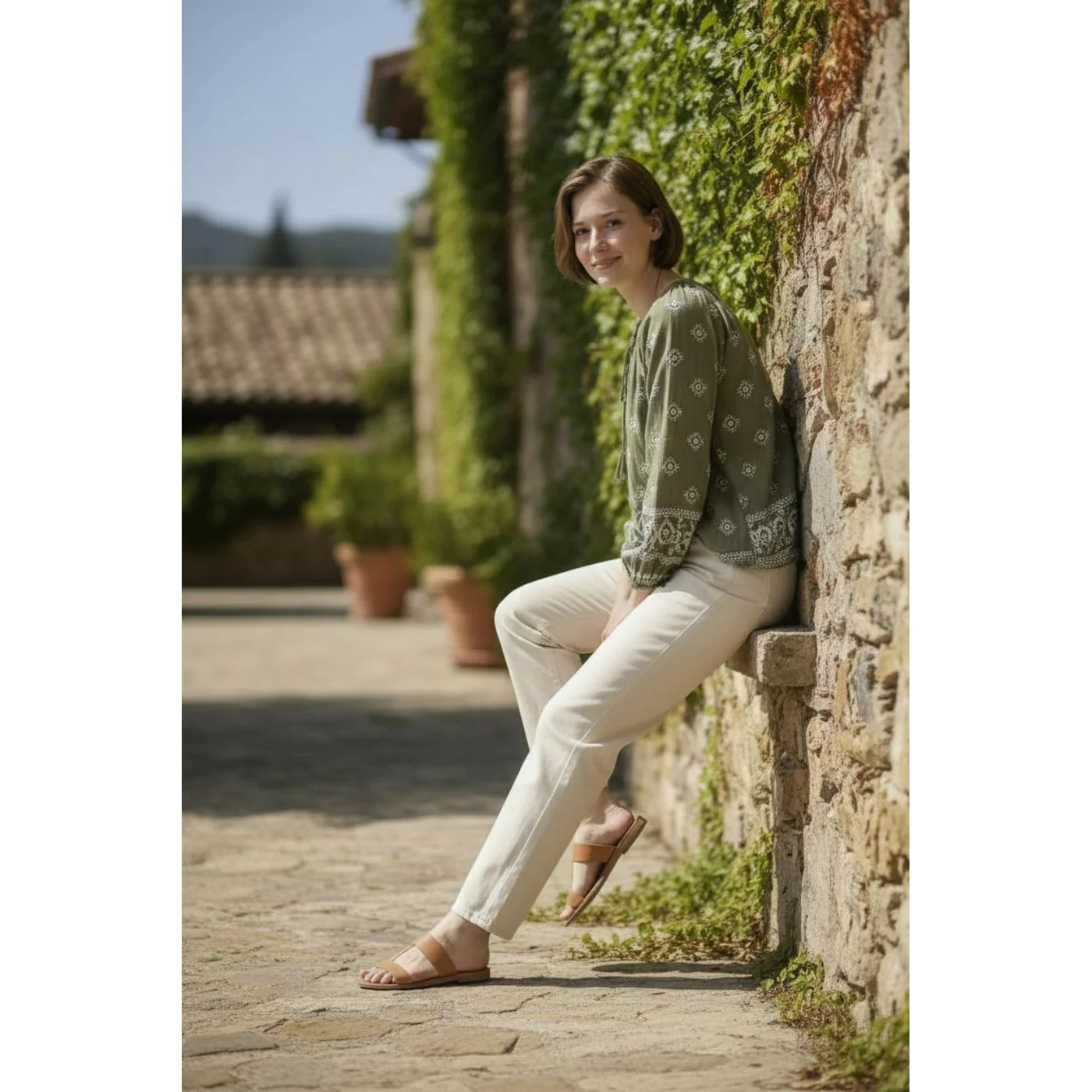 Blouse - Kaki - Image 4