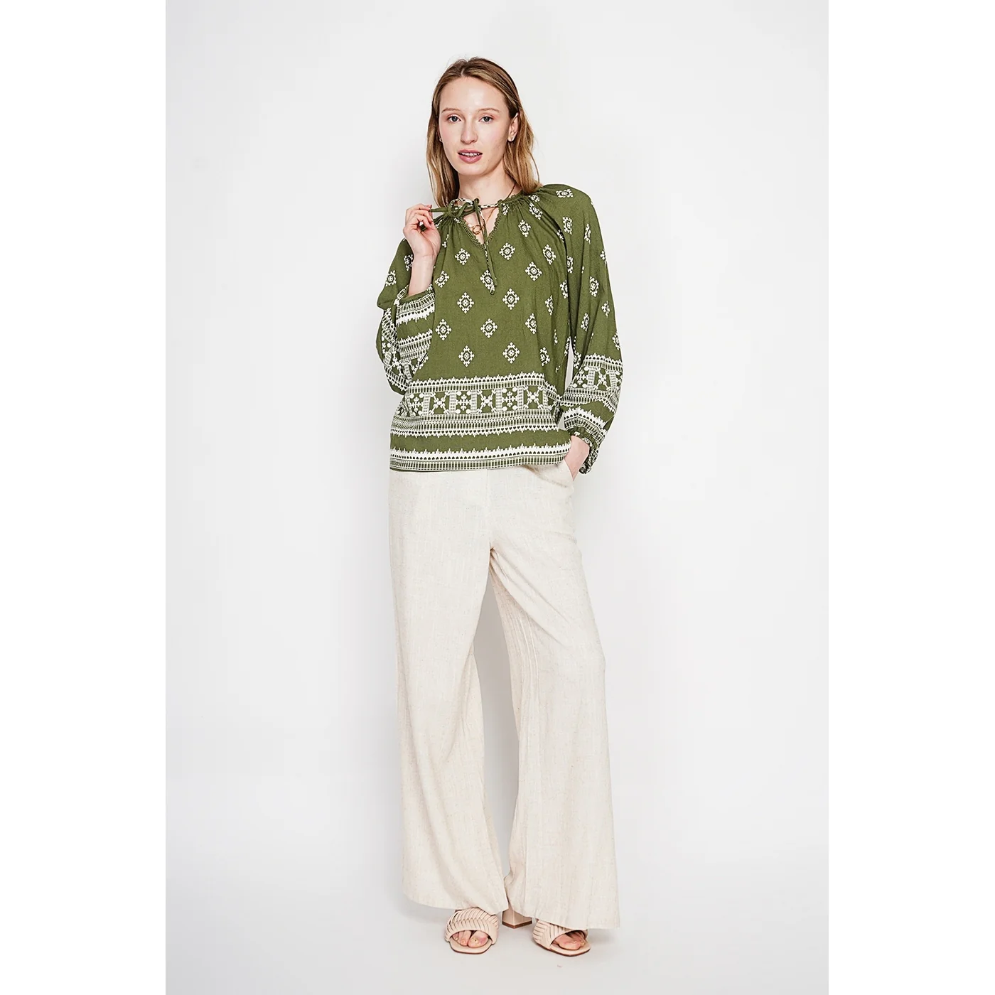 Blouse - Kaki - Image 6
