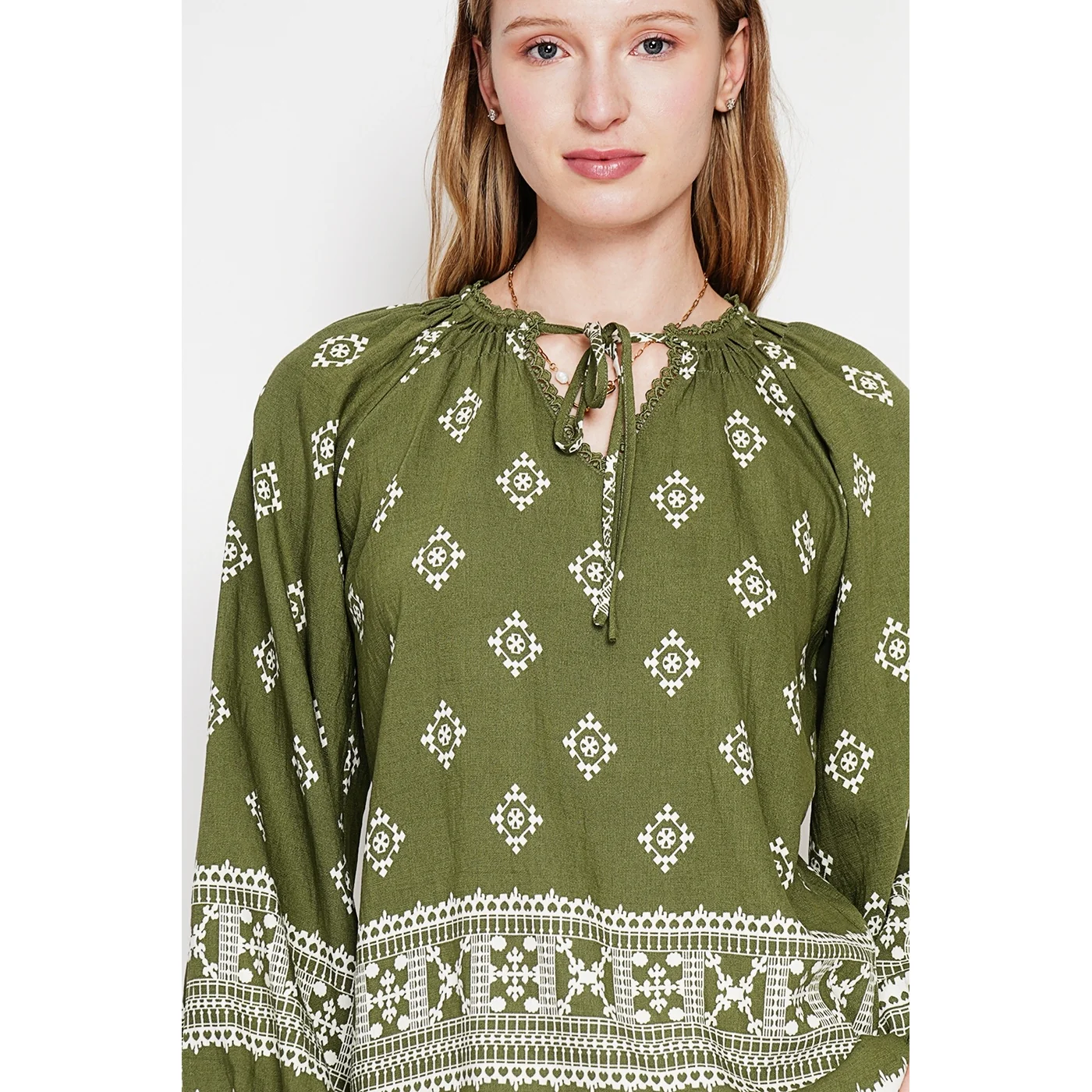 Blouse - Kaki - Image 8