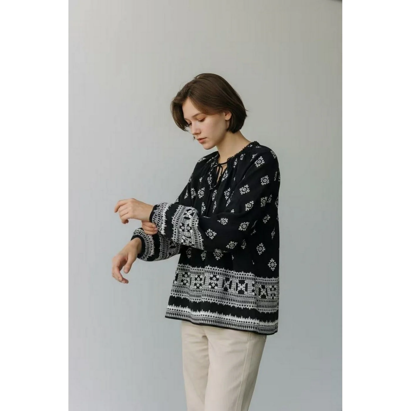 Blouse - Noir - Image 4
