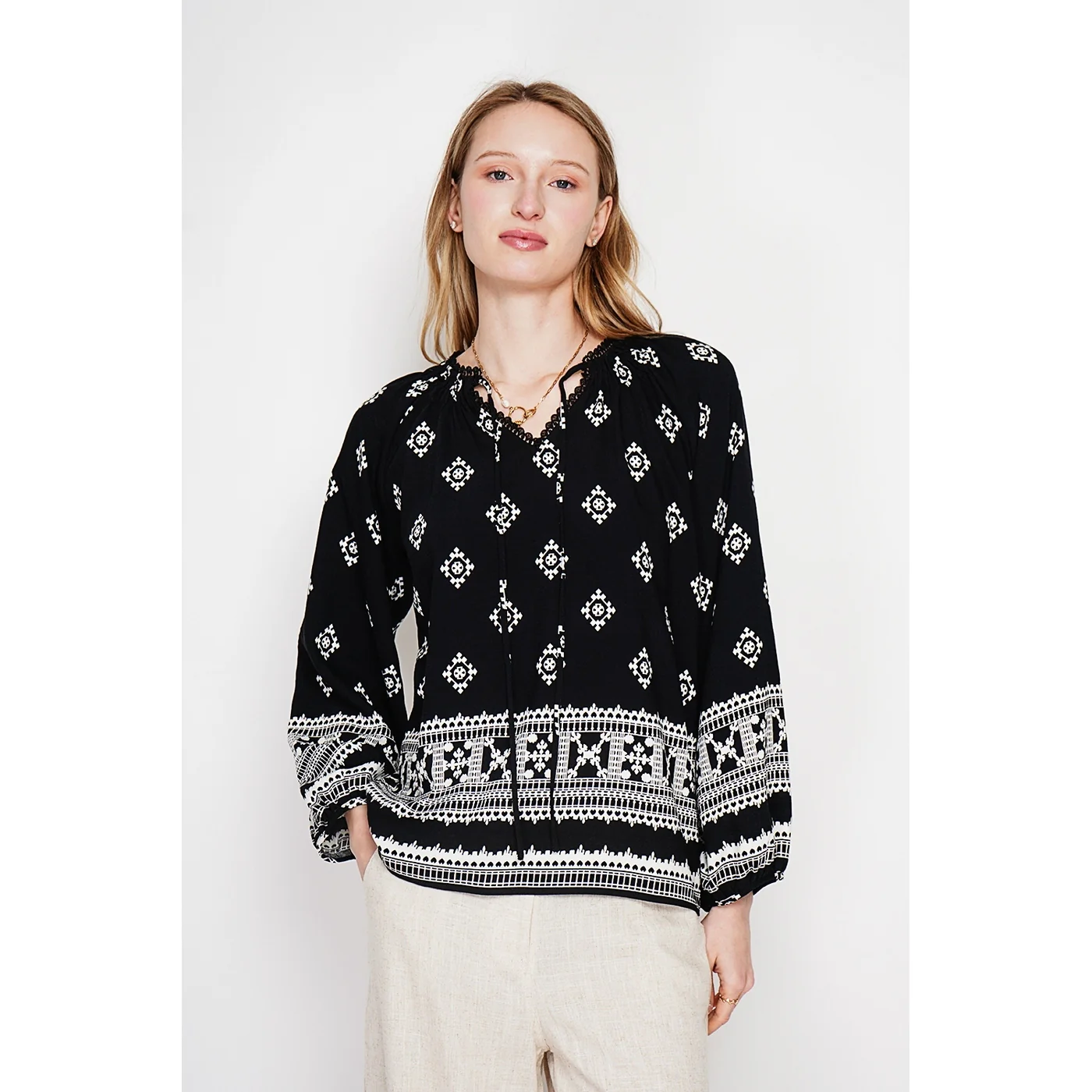 Blouse - Noir - Image 9