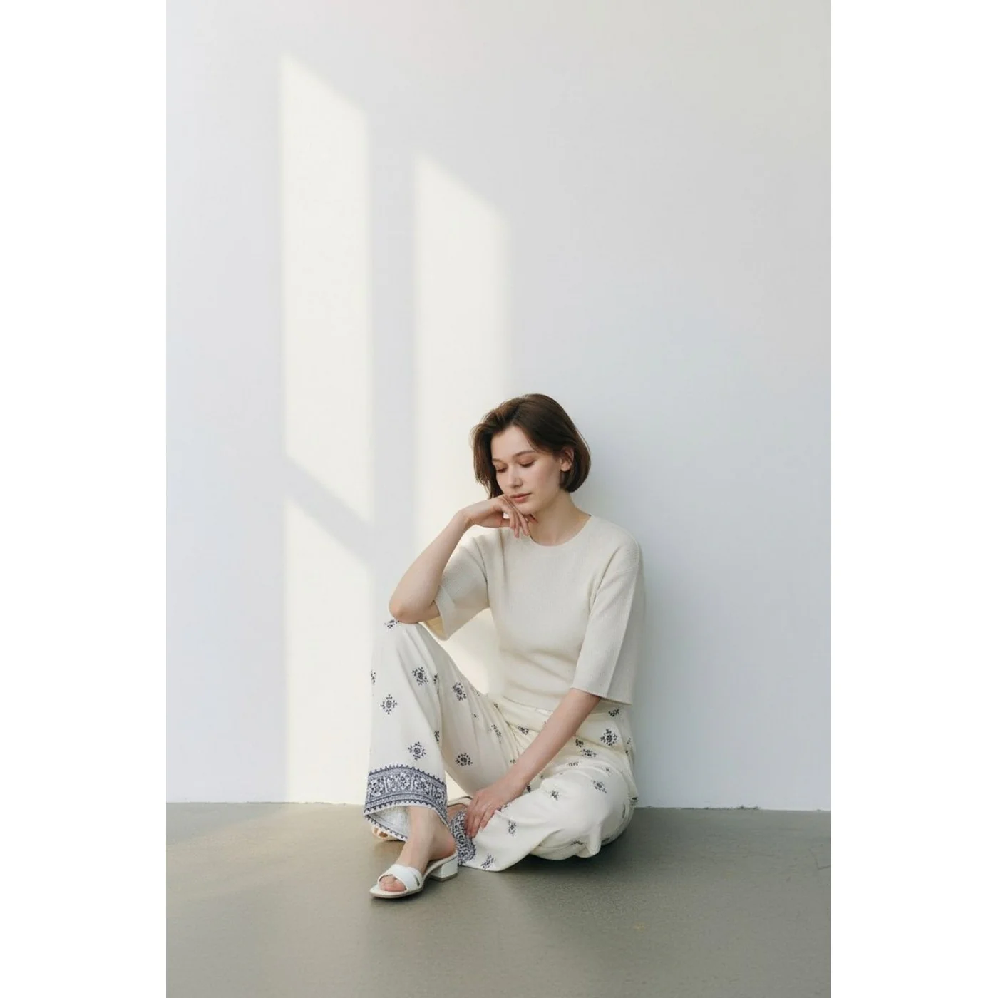Pantalon - Blanc - Image 2