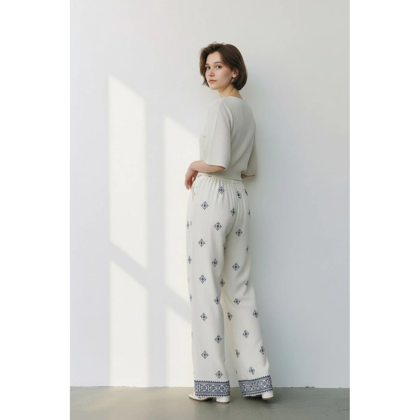 Pantalon - Blanc - Image 3