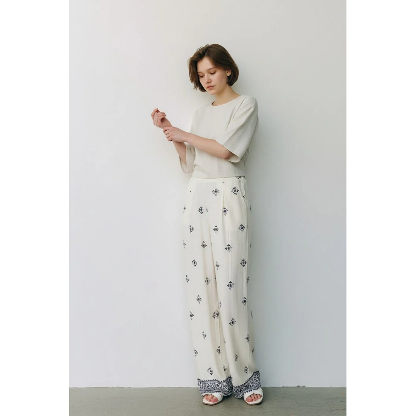 Pantalon - Blanc - Image 4