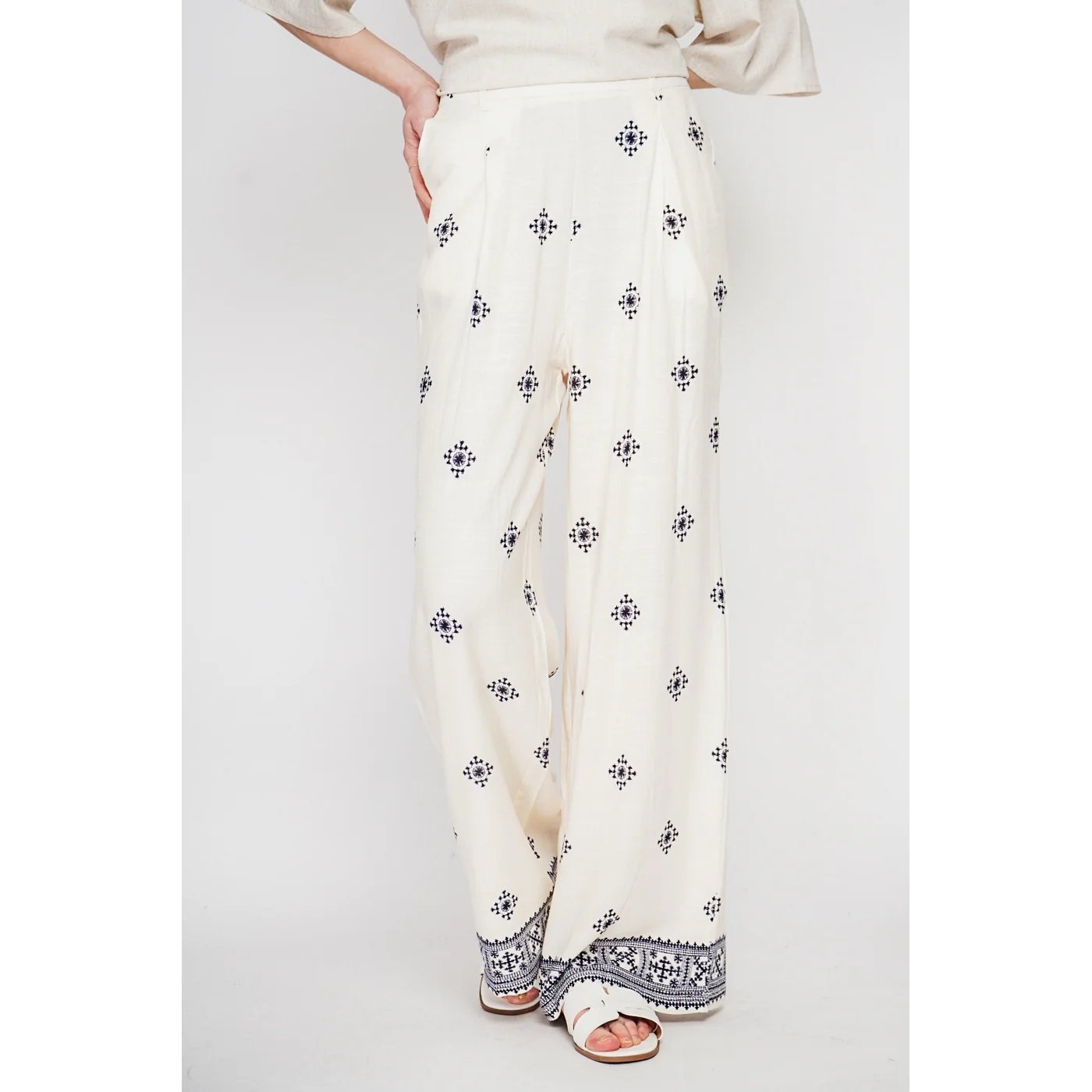 Pantalon - Blanc - Image 6
