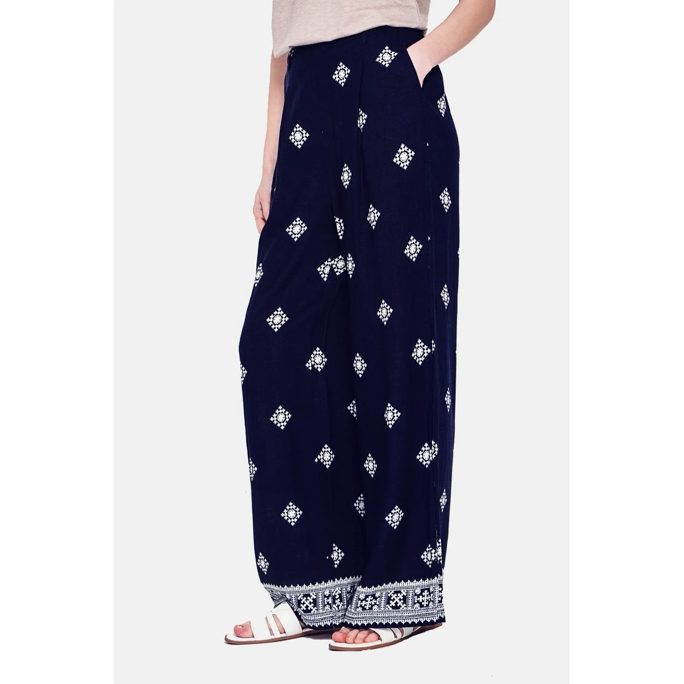 Pantalon - Marine - Image 3