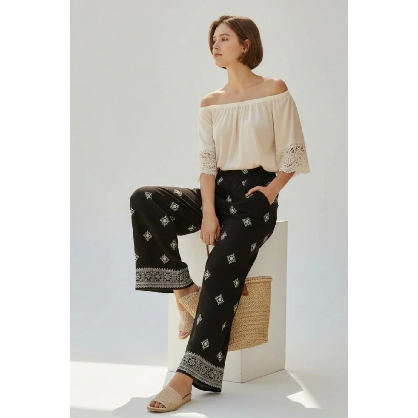 Pantalon - Noir - Image 3
