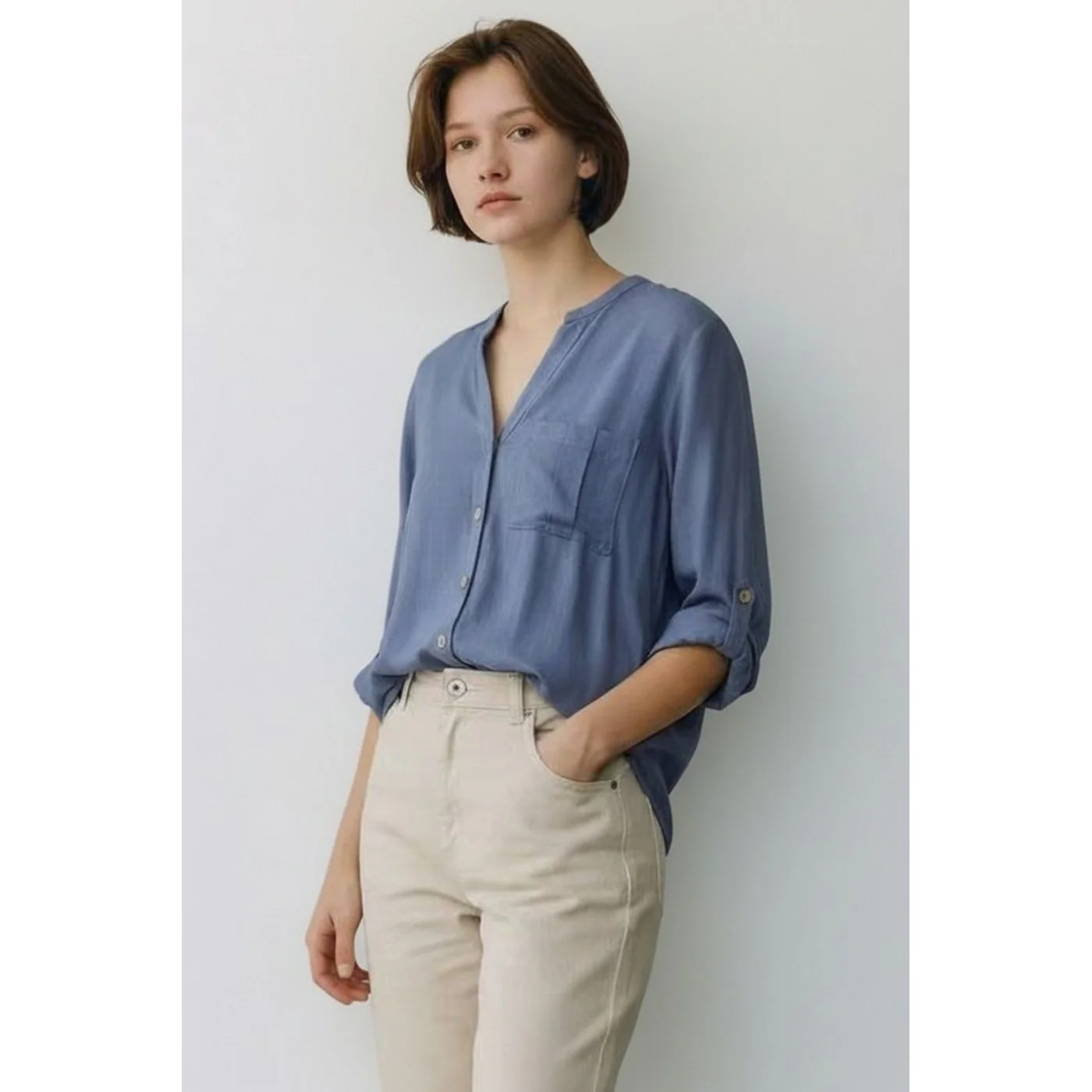 Tunique - Bleu Jeans - Image 2
