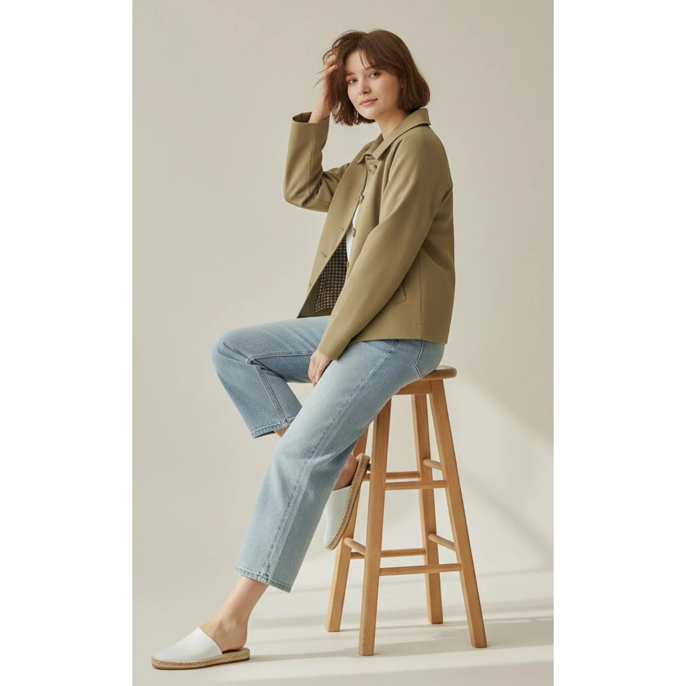 Trench - Kaki Claire - Image 2