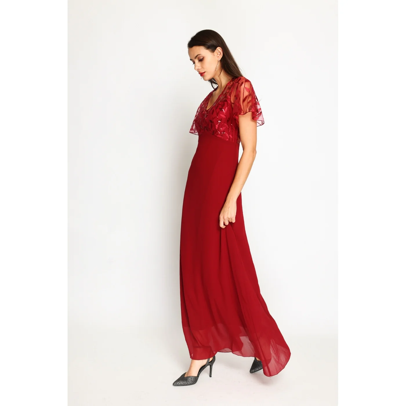 Robe - Bordeaux - Image 4